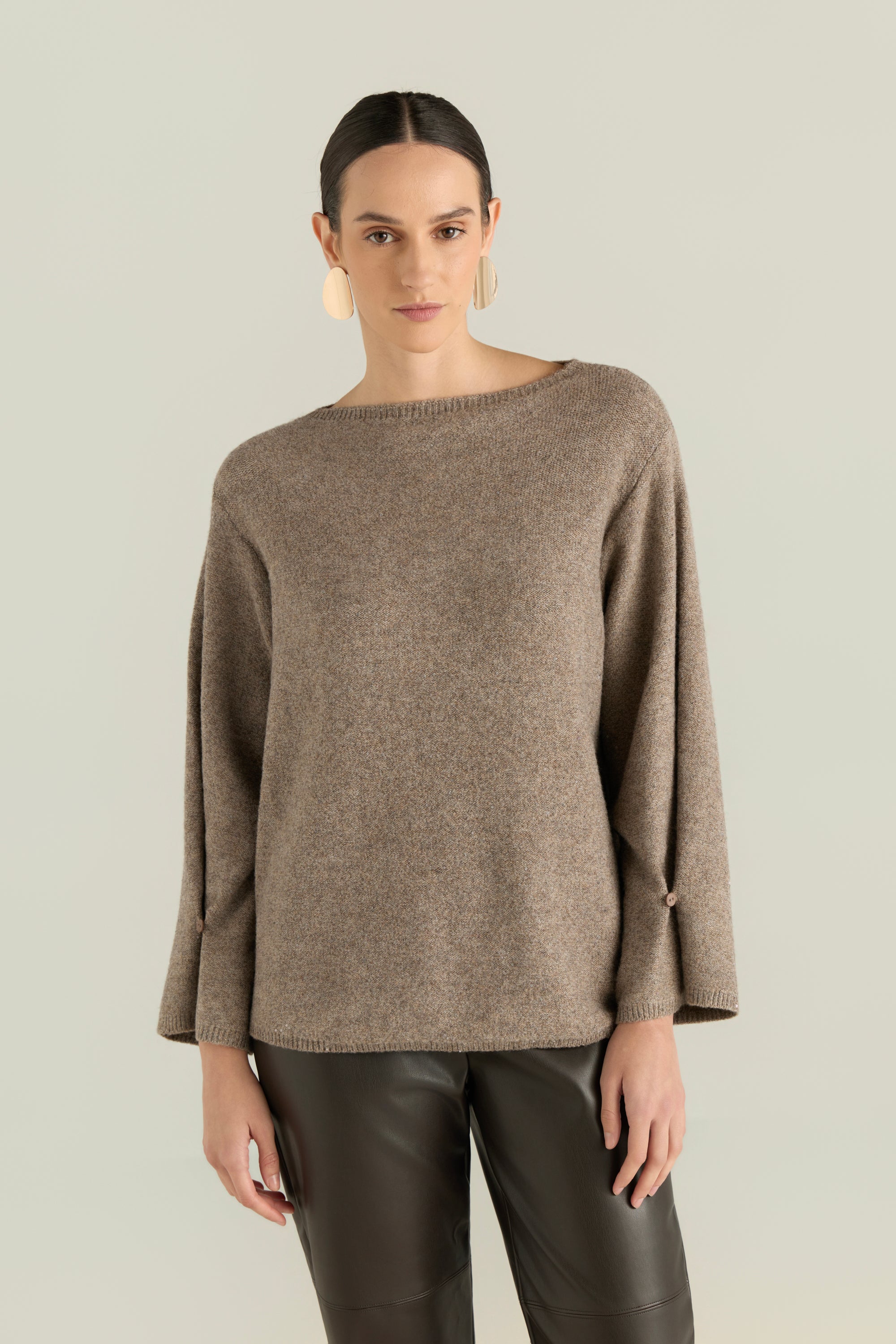 Sequin Knitted Sweater