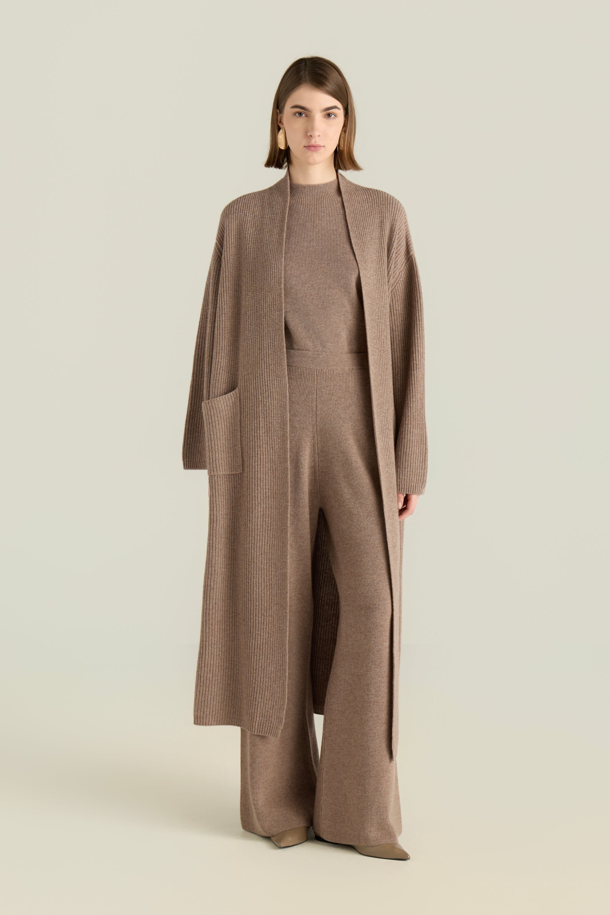 Ribbed Knitted Trousers