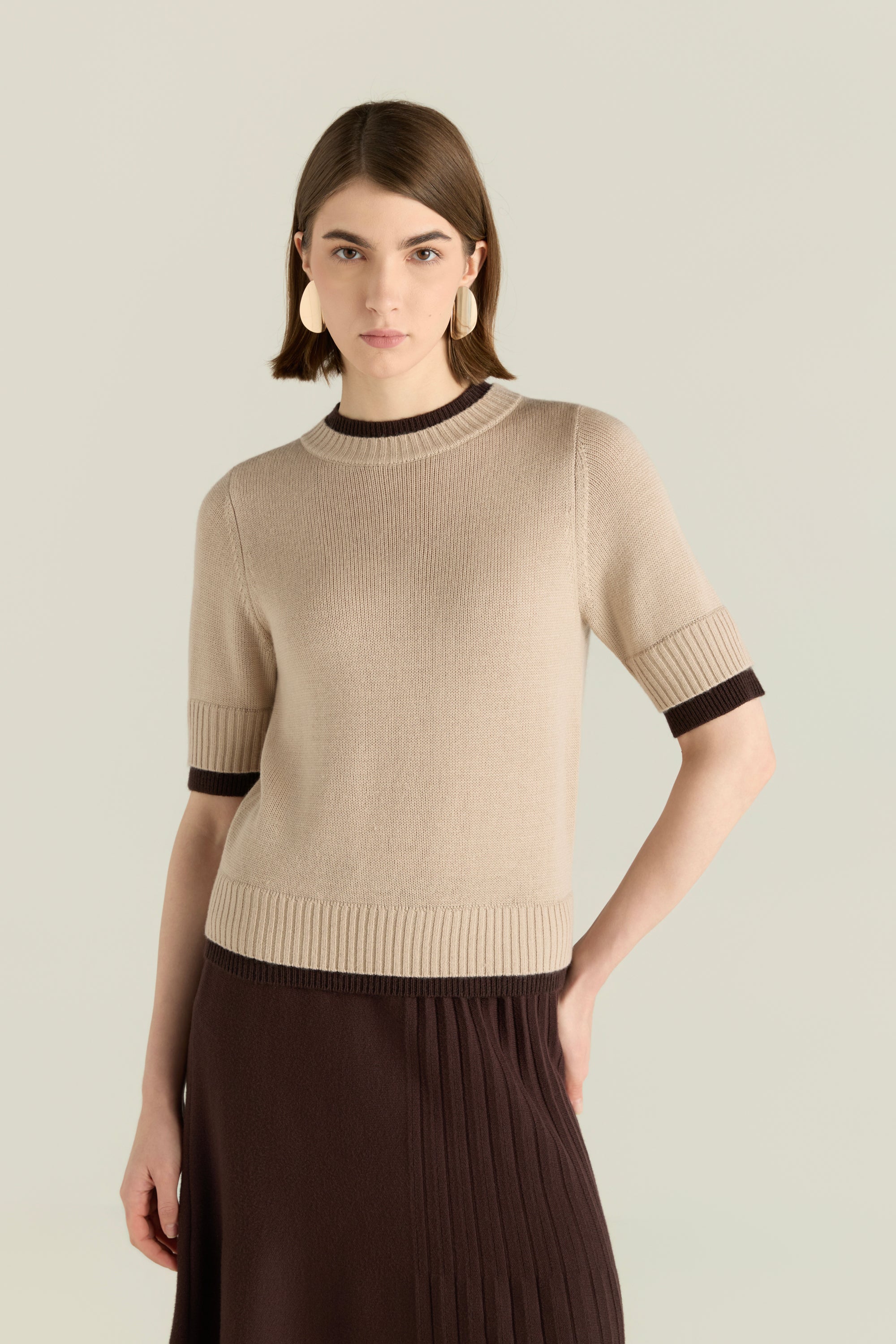 Double Layer Knitted Top