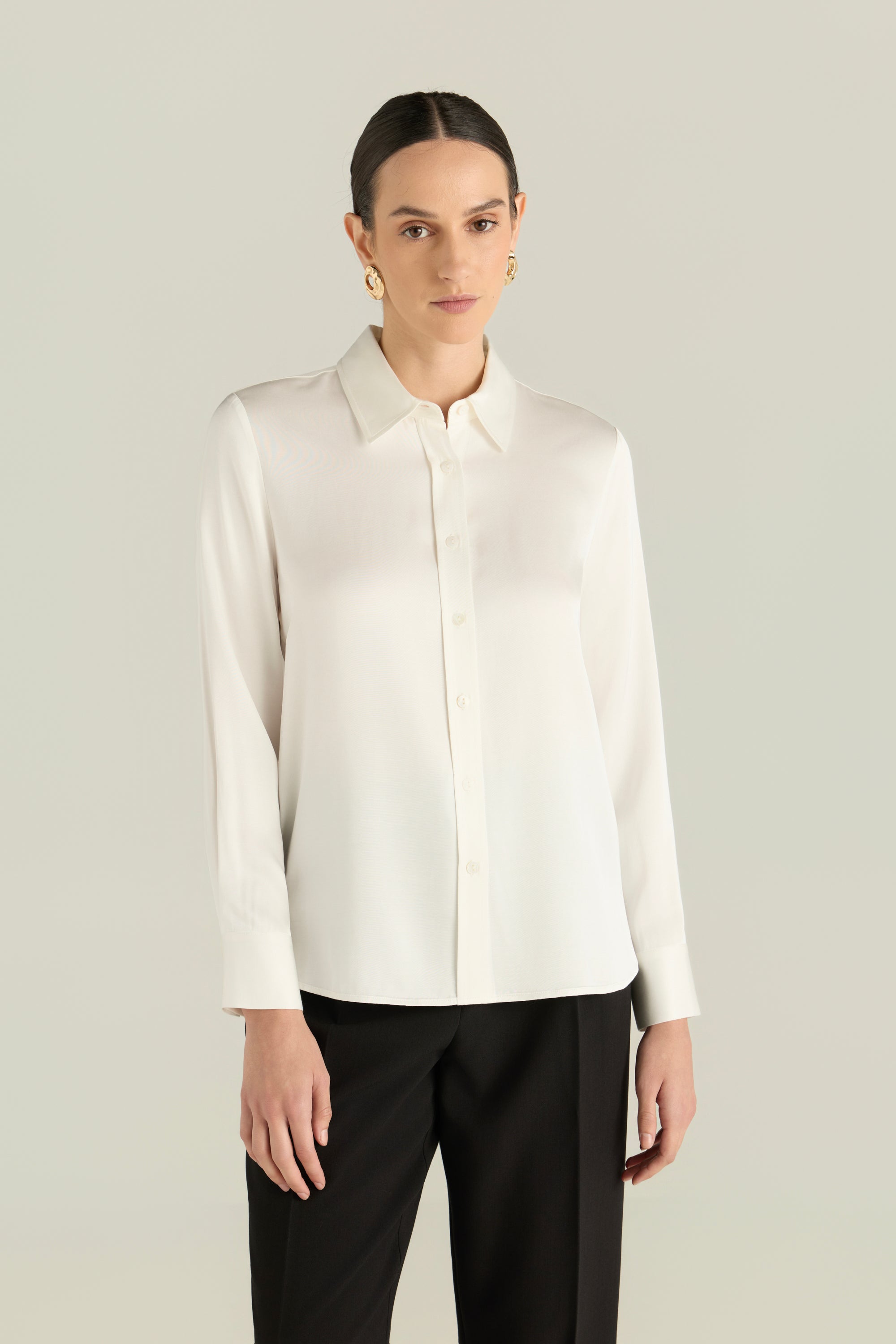 Solid Long Sleeve Shirt