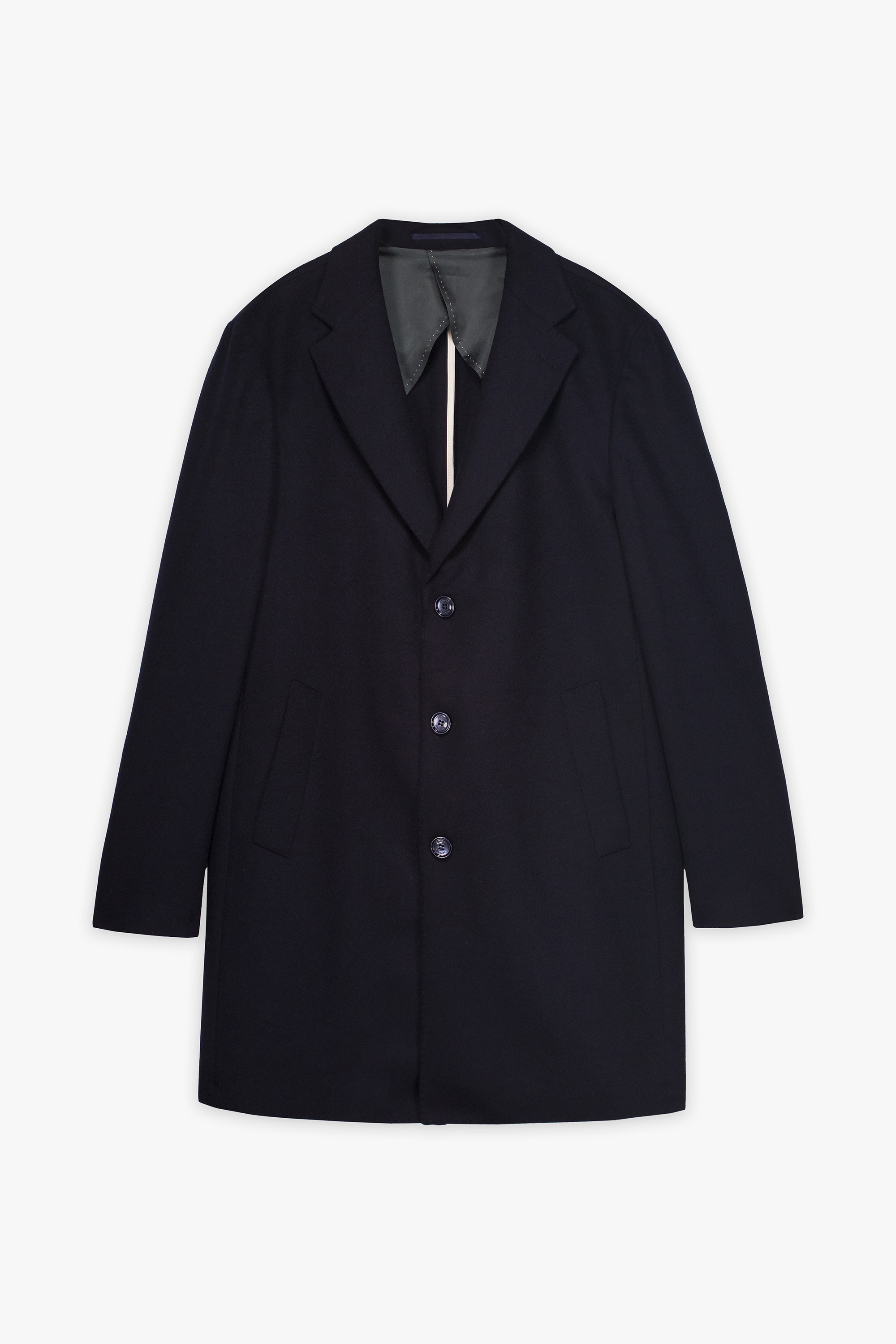 Men'S Single Breasted Overcoat