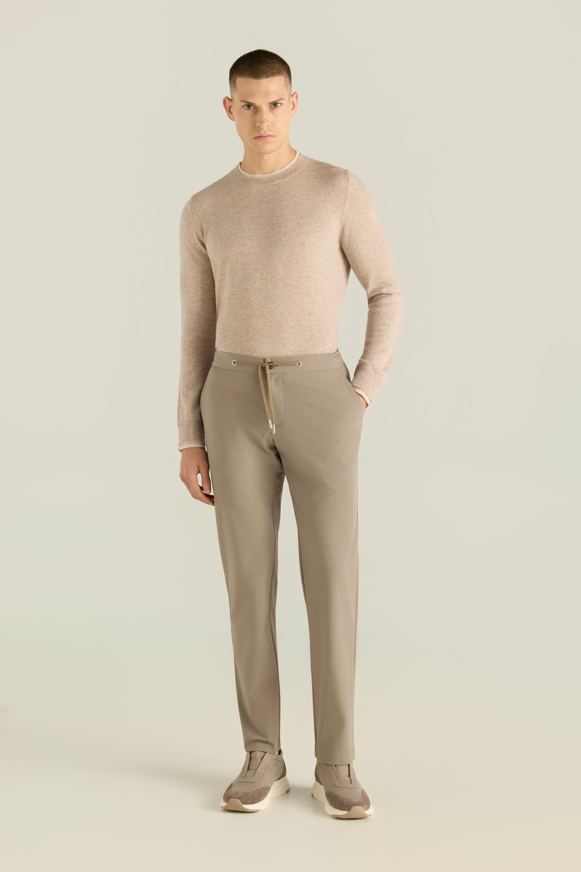 Men'S Regular Drawstring Chino