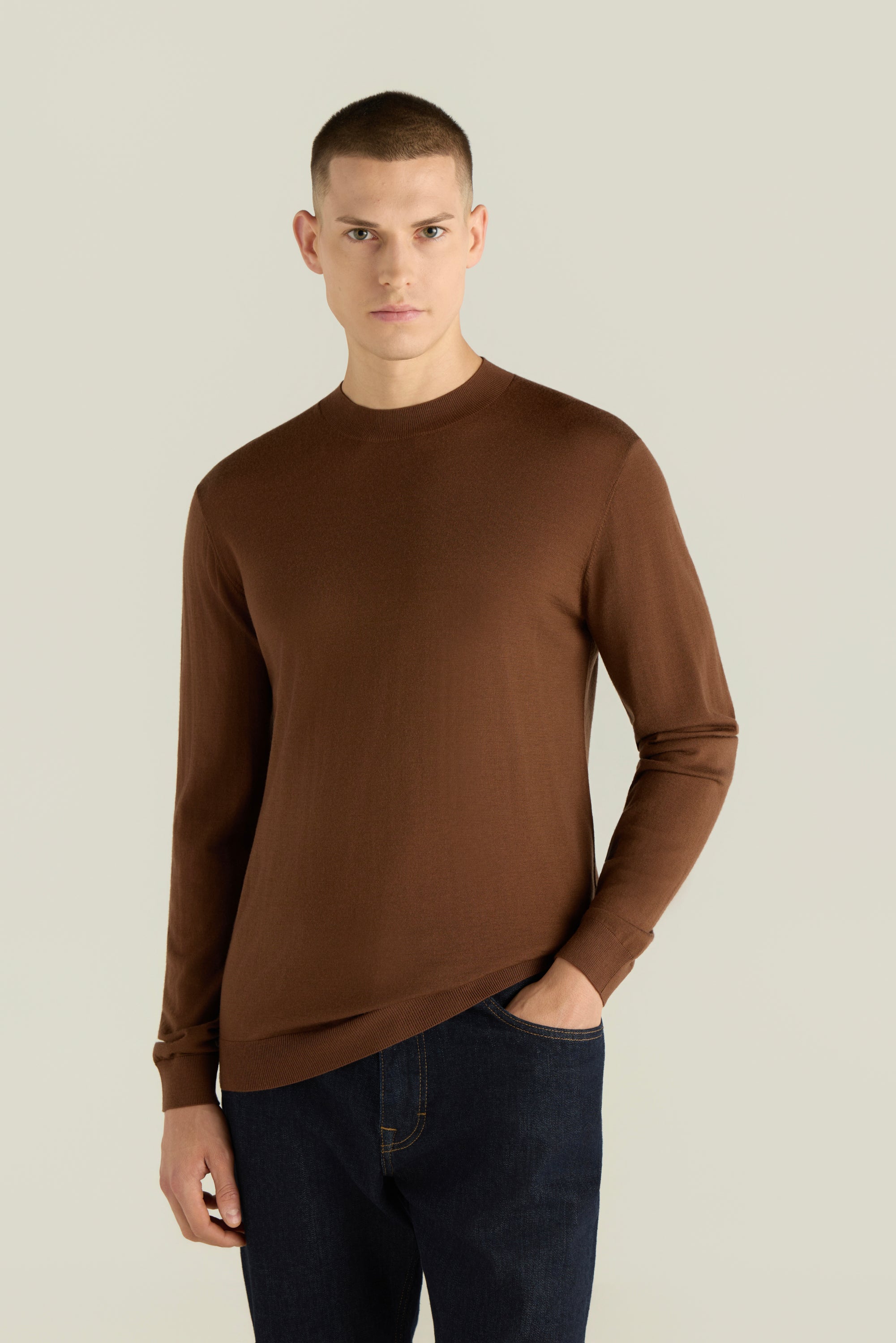 Men'S Crew Neck Sweater