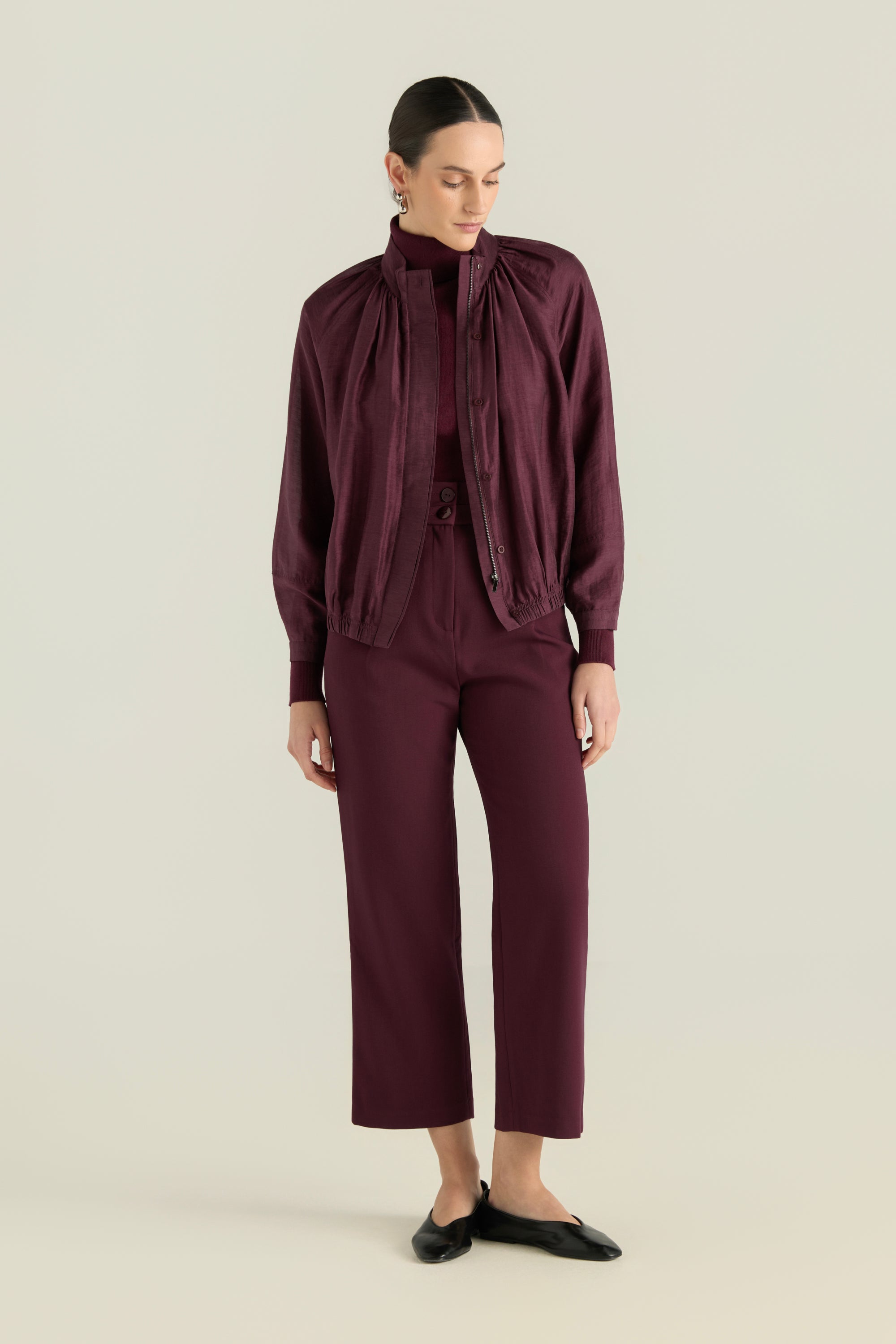 Double Waistband Trousers