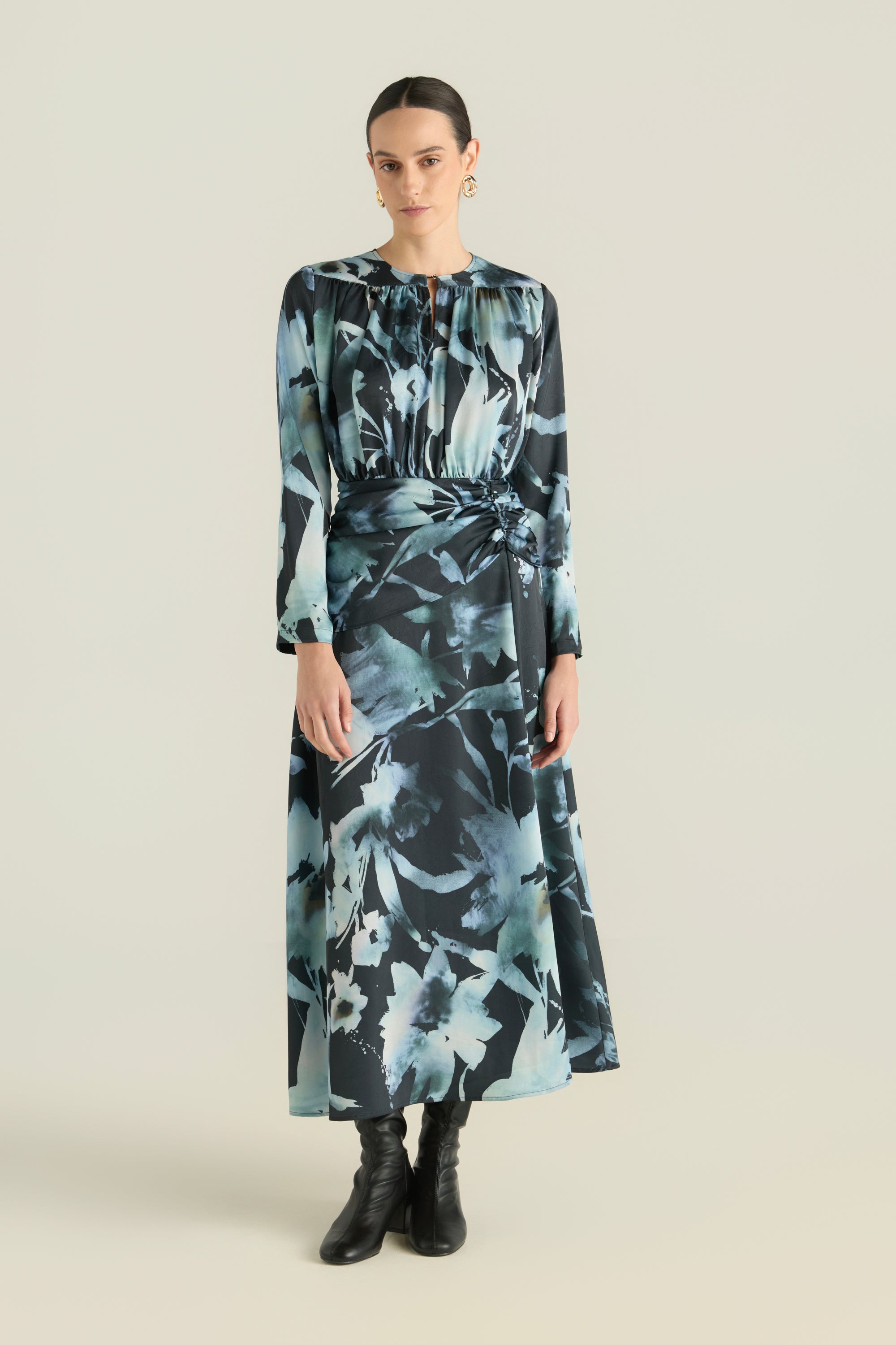 Floral Print Maxi Dress