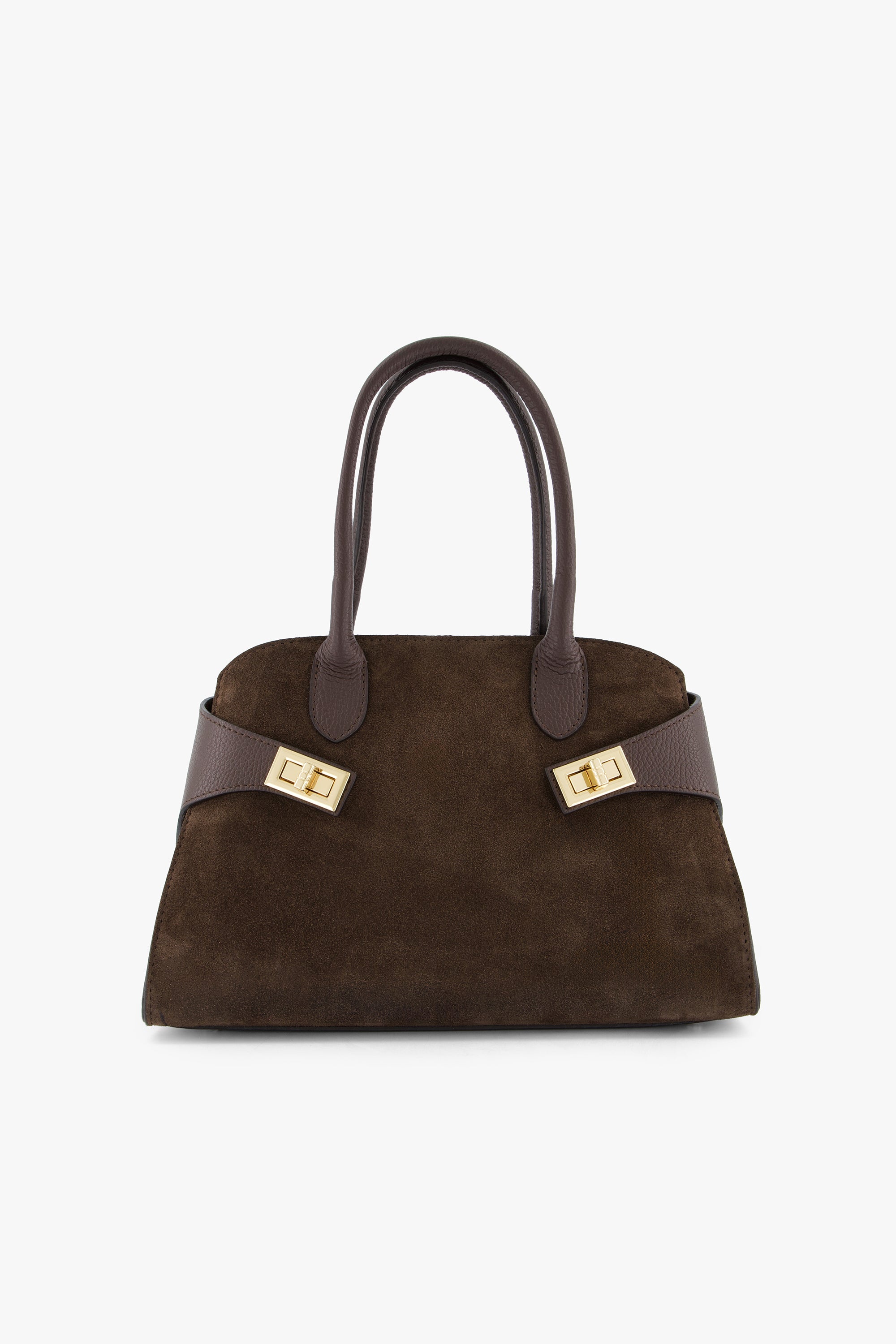 Solid Suede Handbag
