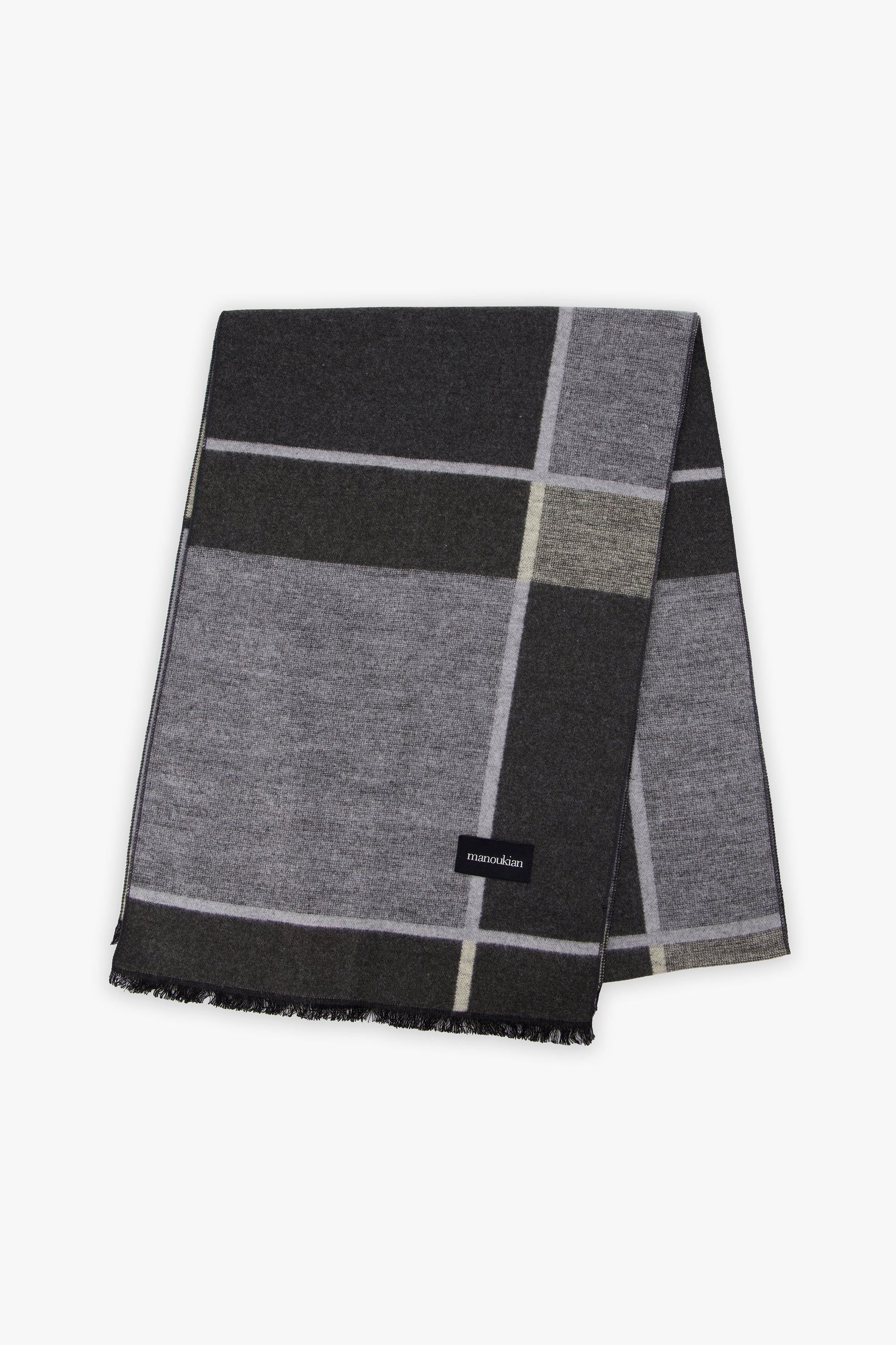 Men'S Soft Contrast Scarf