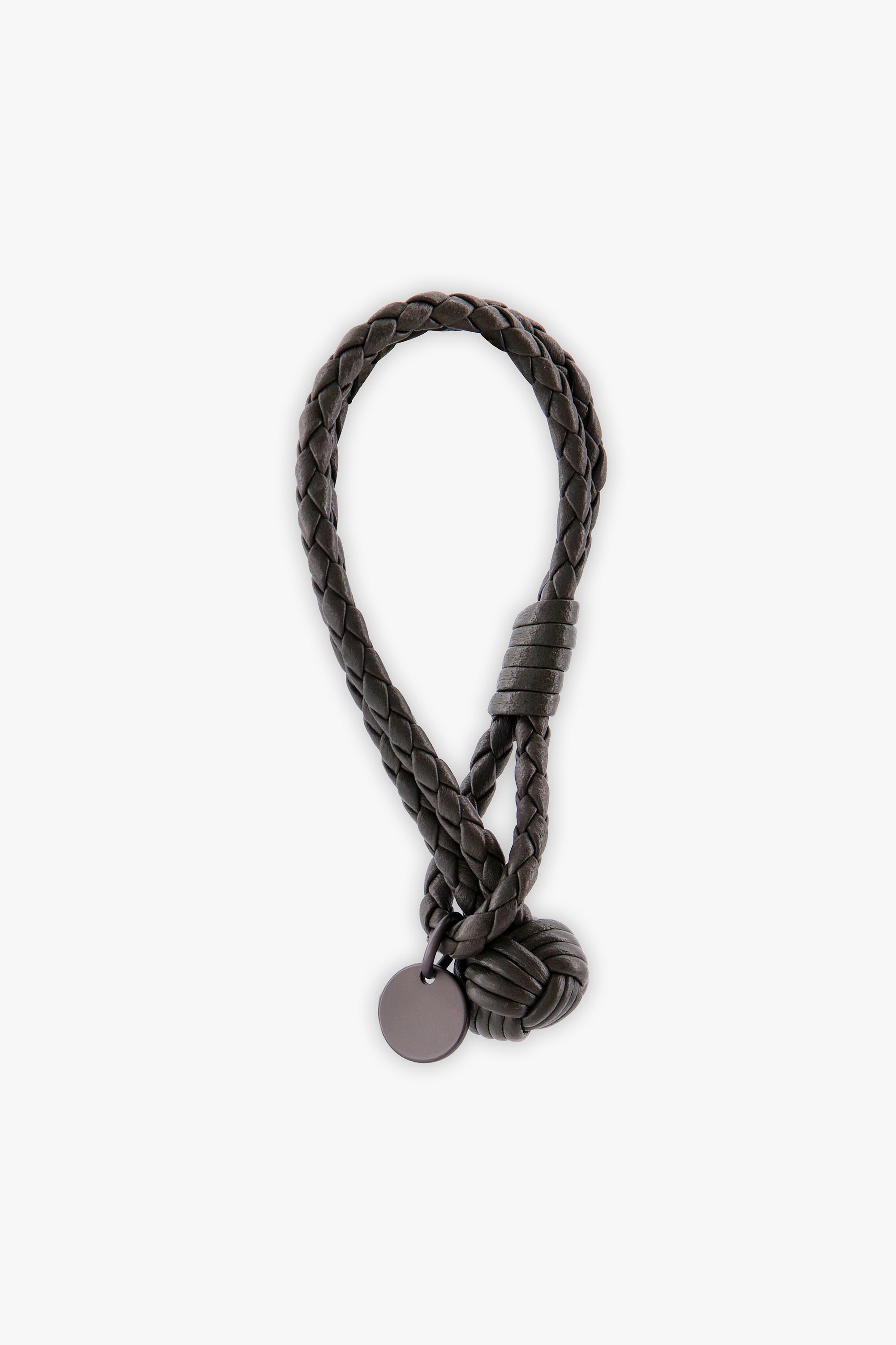 Men'S Knotted Genuine Leather Bracelet