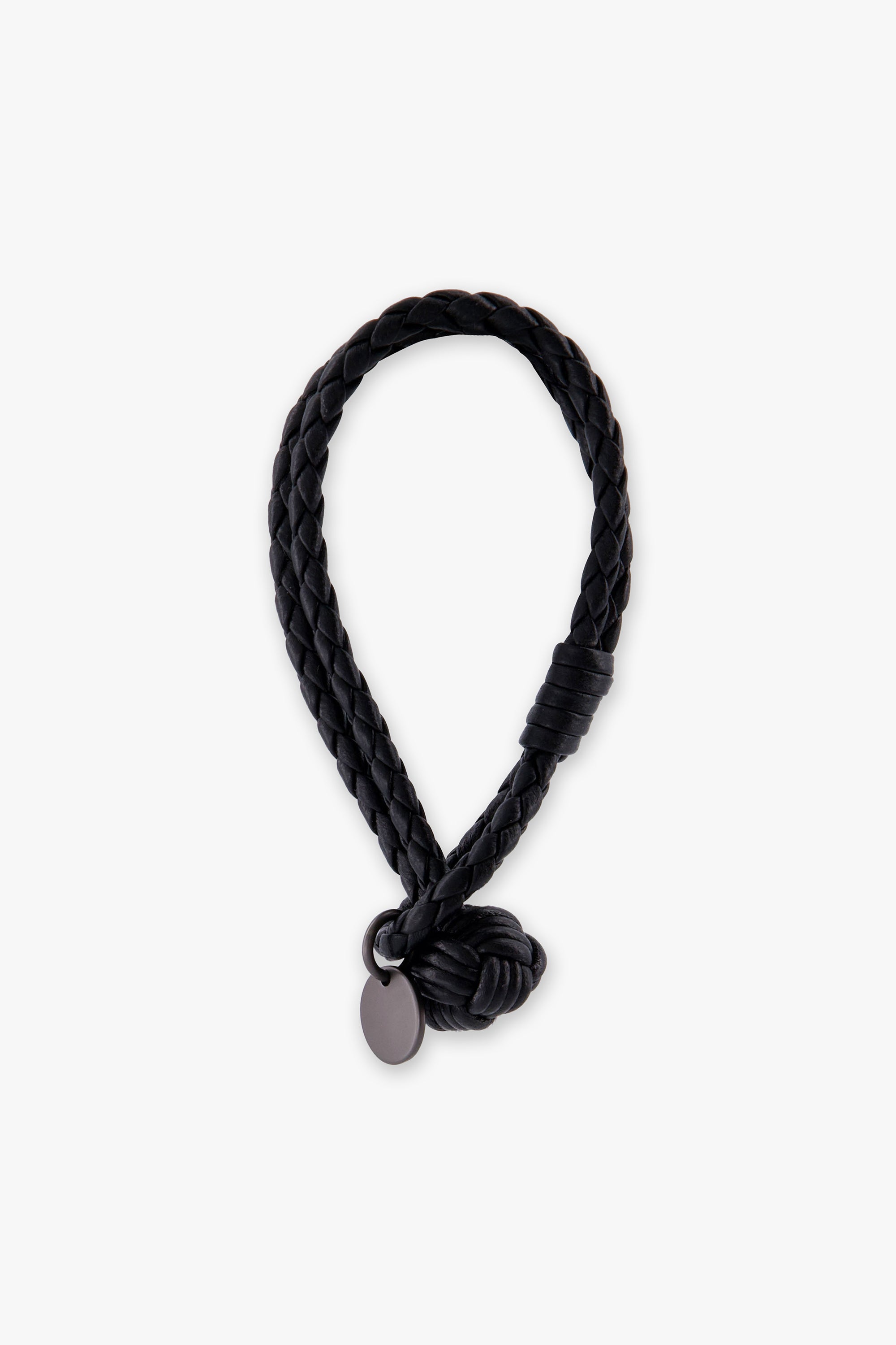 Men'S Knotted Genuine Leather Bracelet