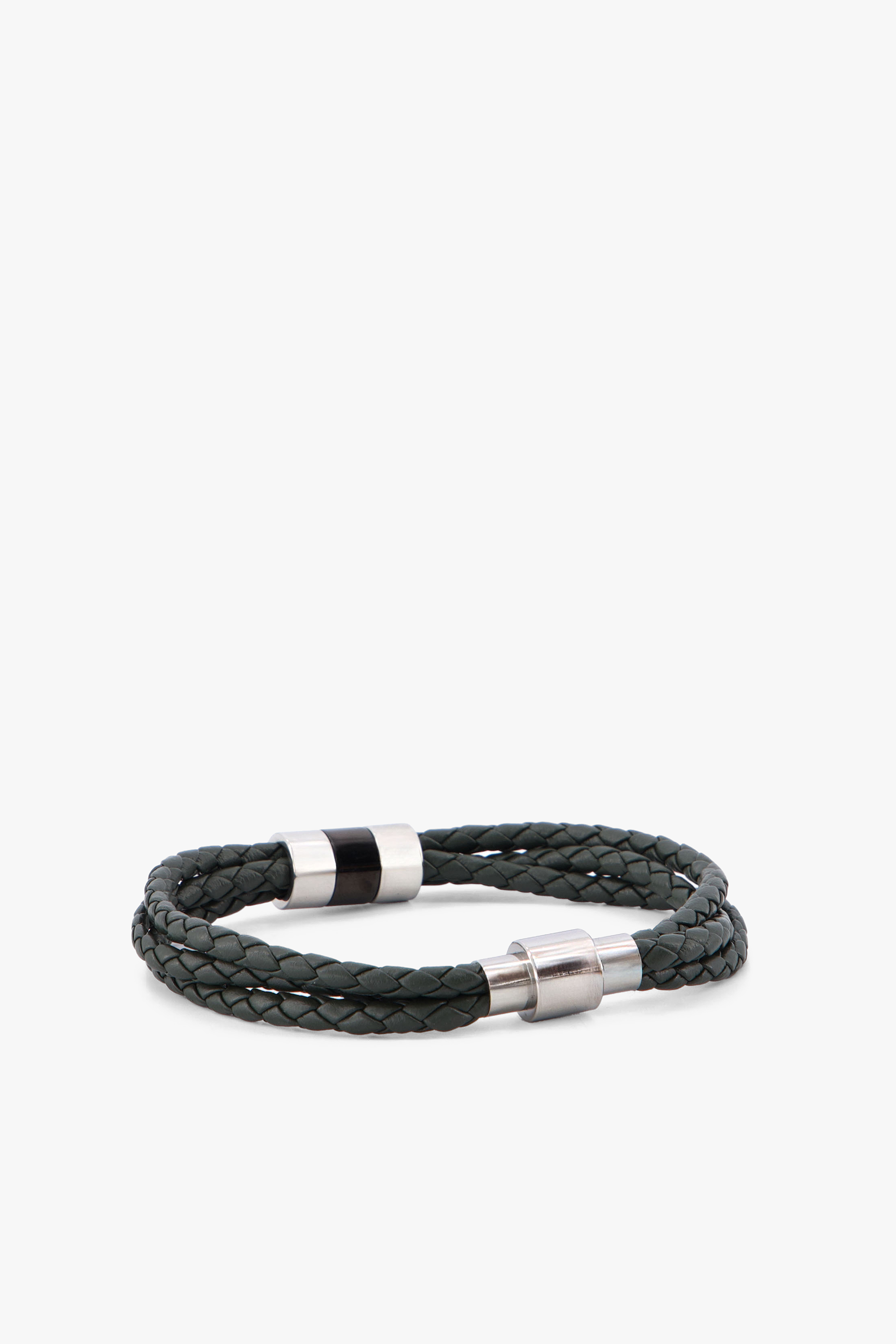 Men'S Intricate Leather Bracelet