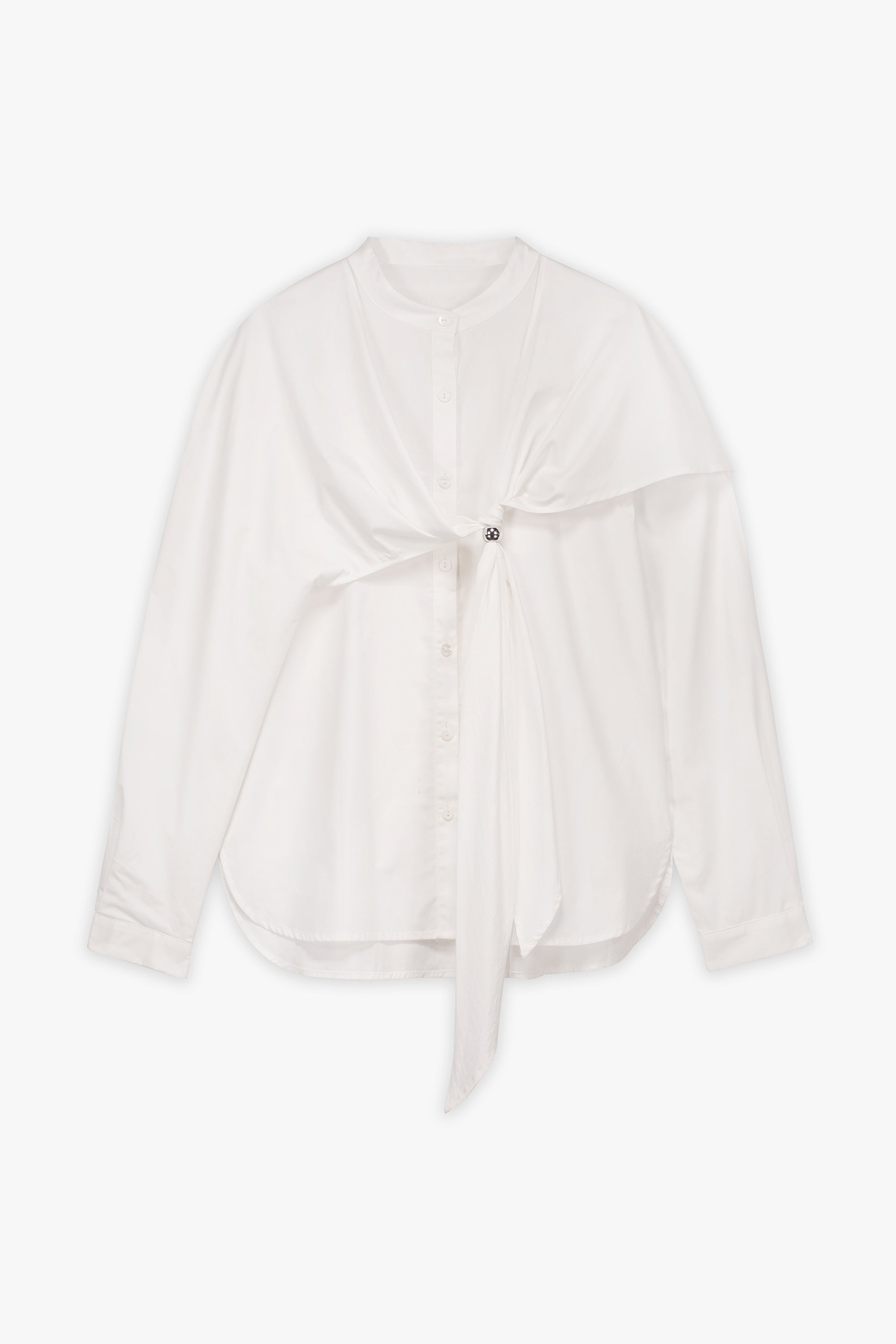 Overlay Shirt With Knot Details