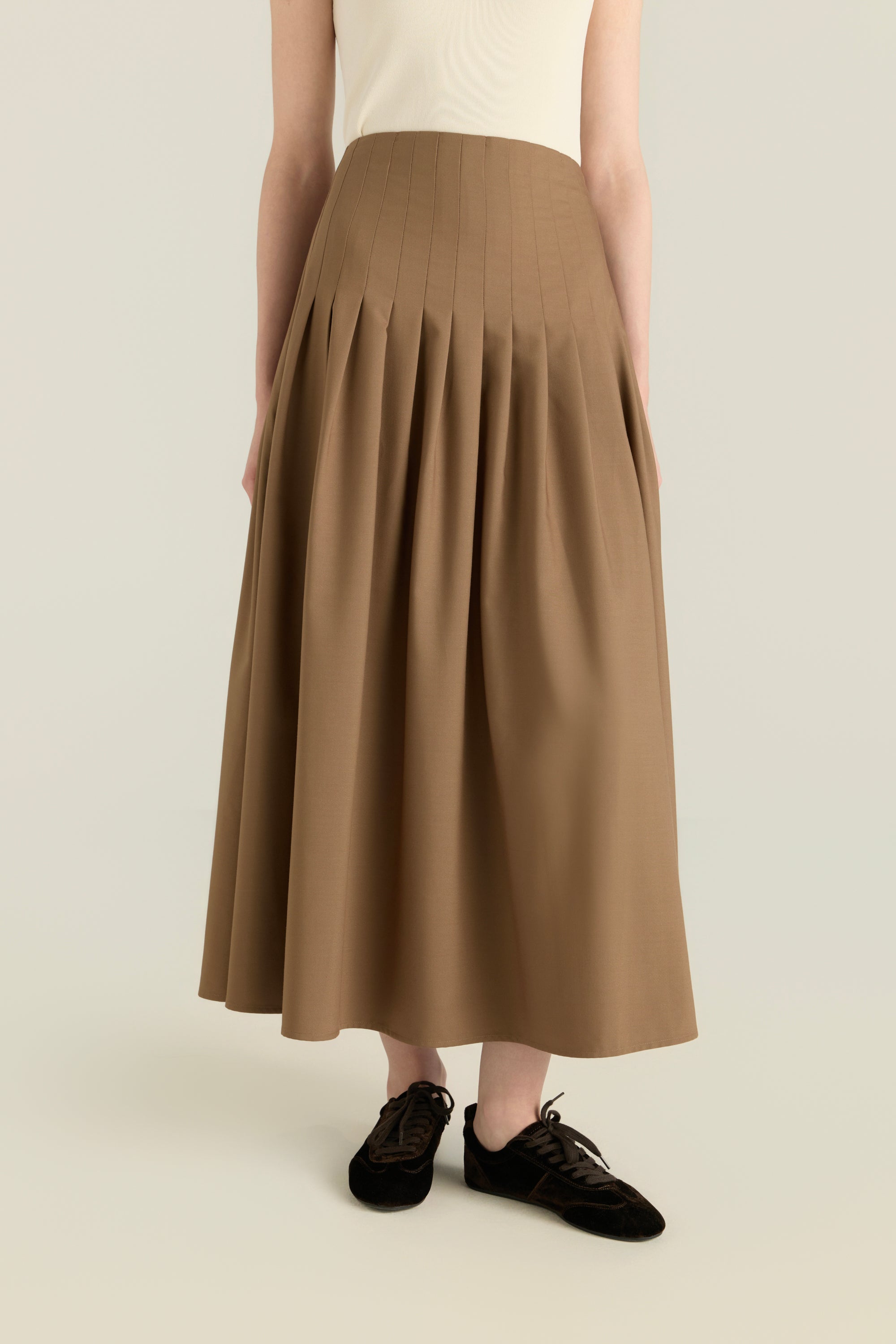 Flowing Flared Maxi Skirt
