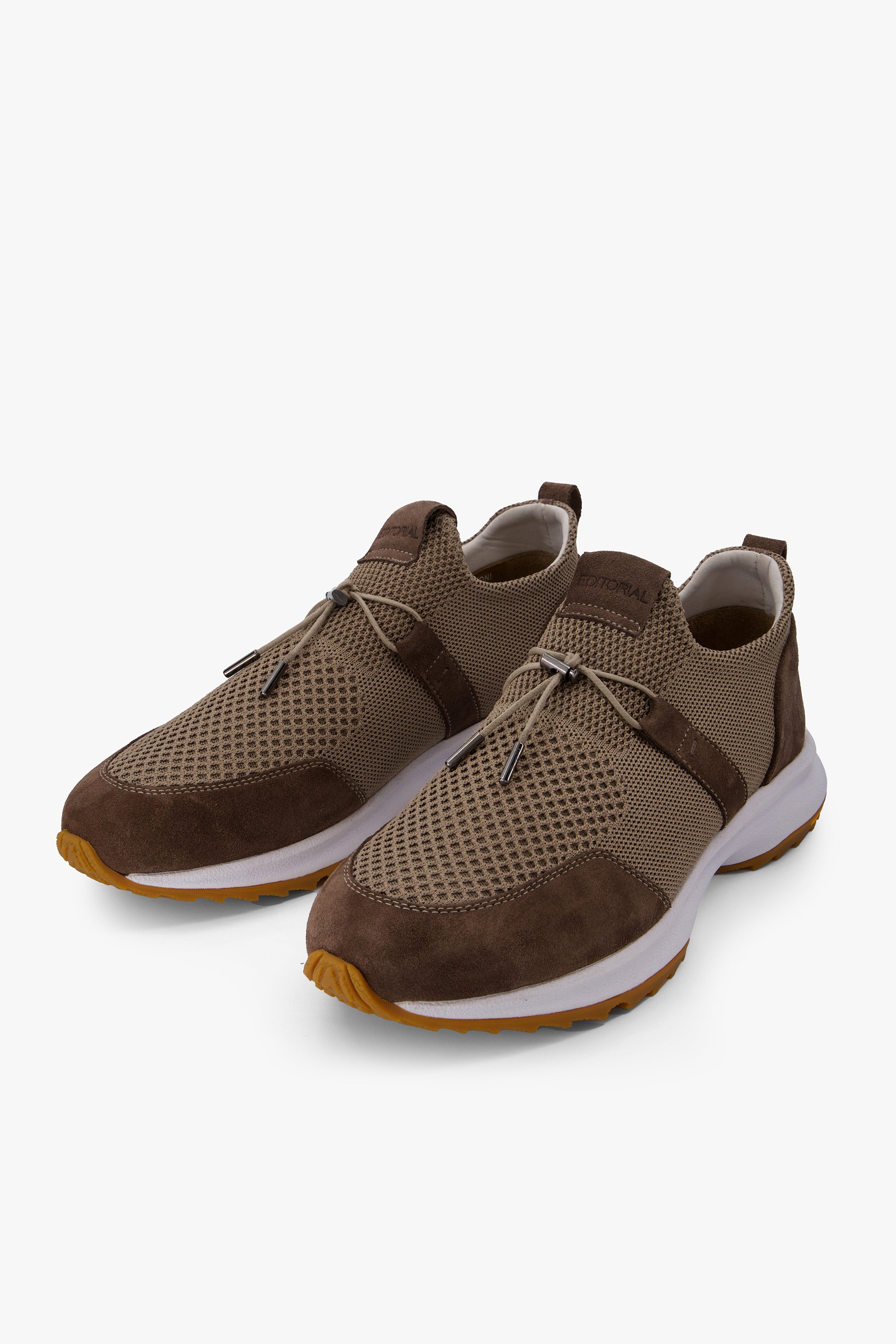 Men'S Contrast Texture Sneakers