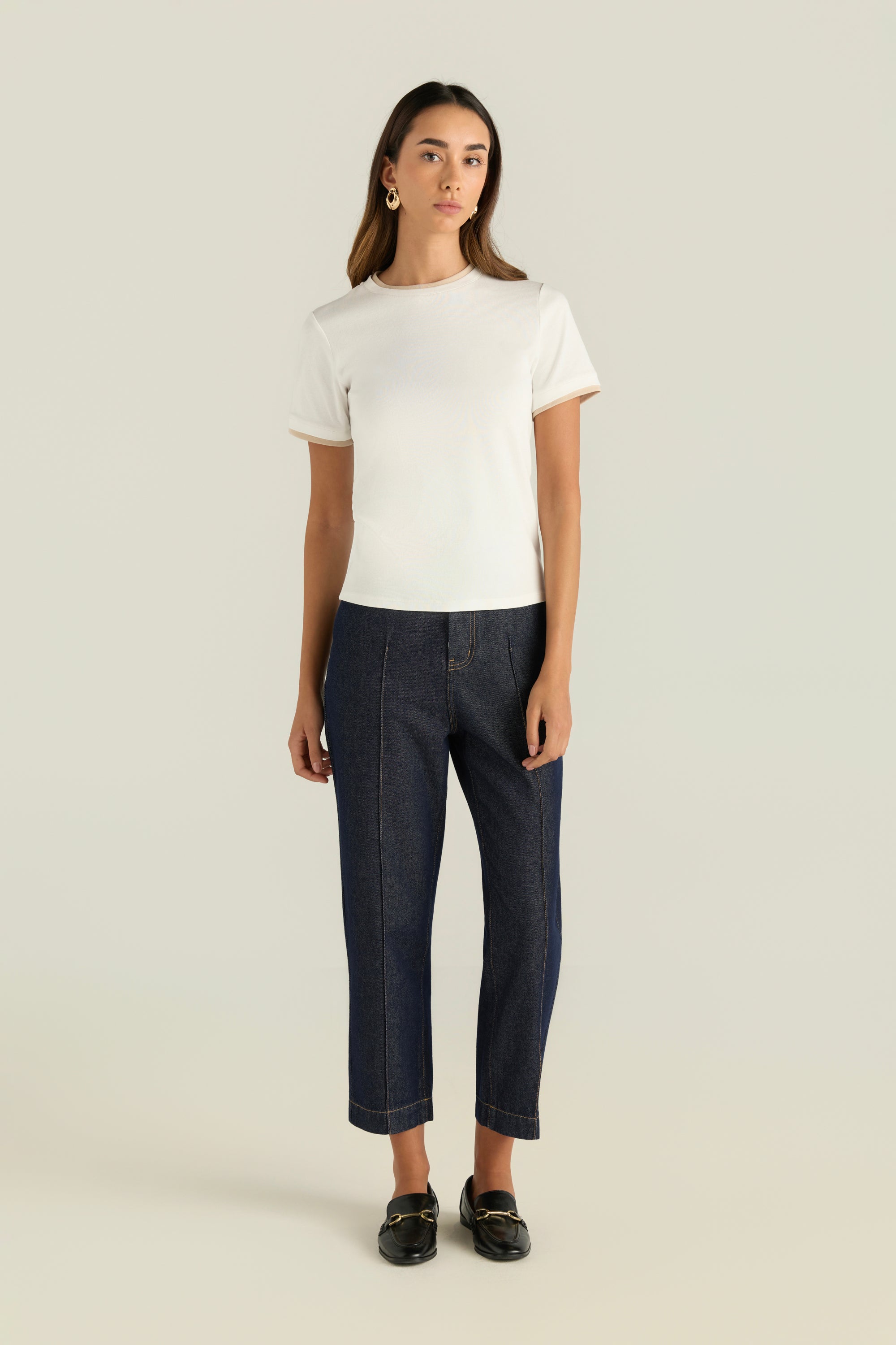 Contrast Short Sleeve T-Shirt