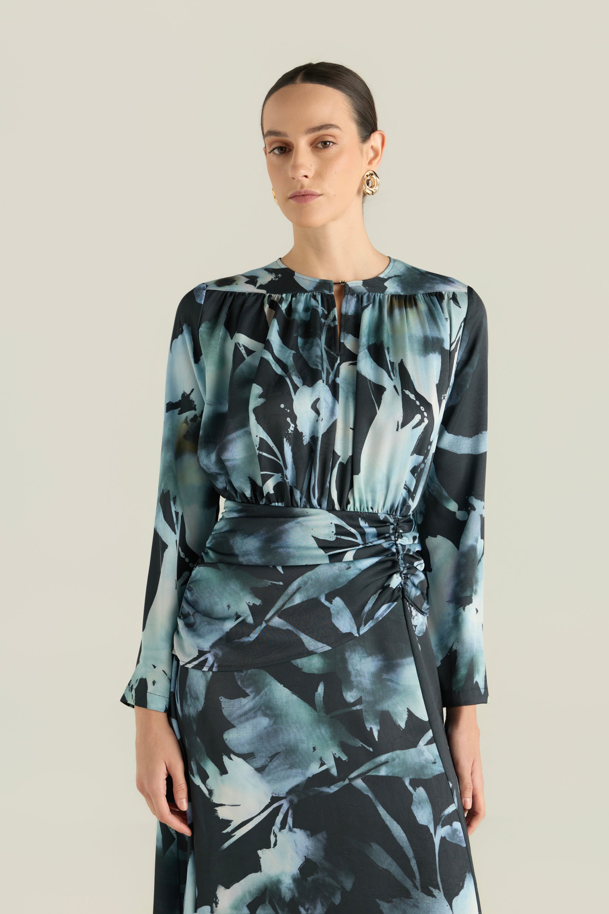 Floral Print Maxi Dress