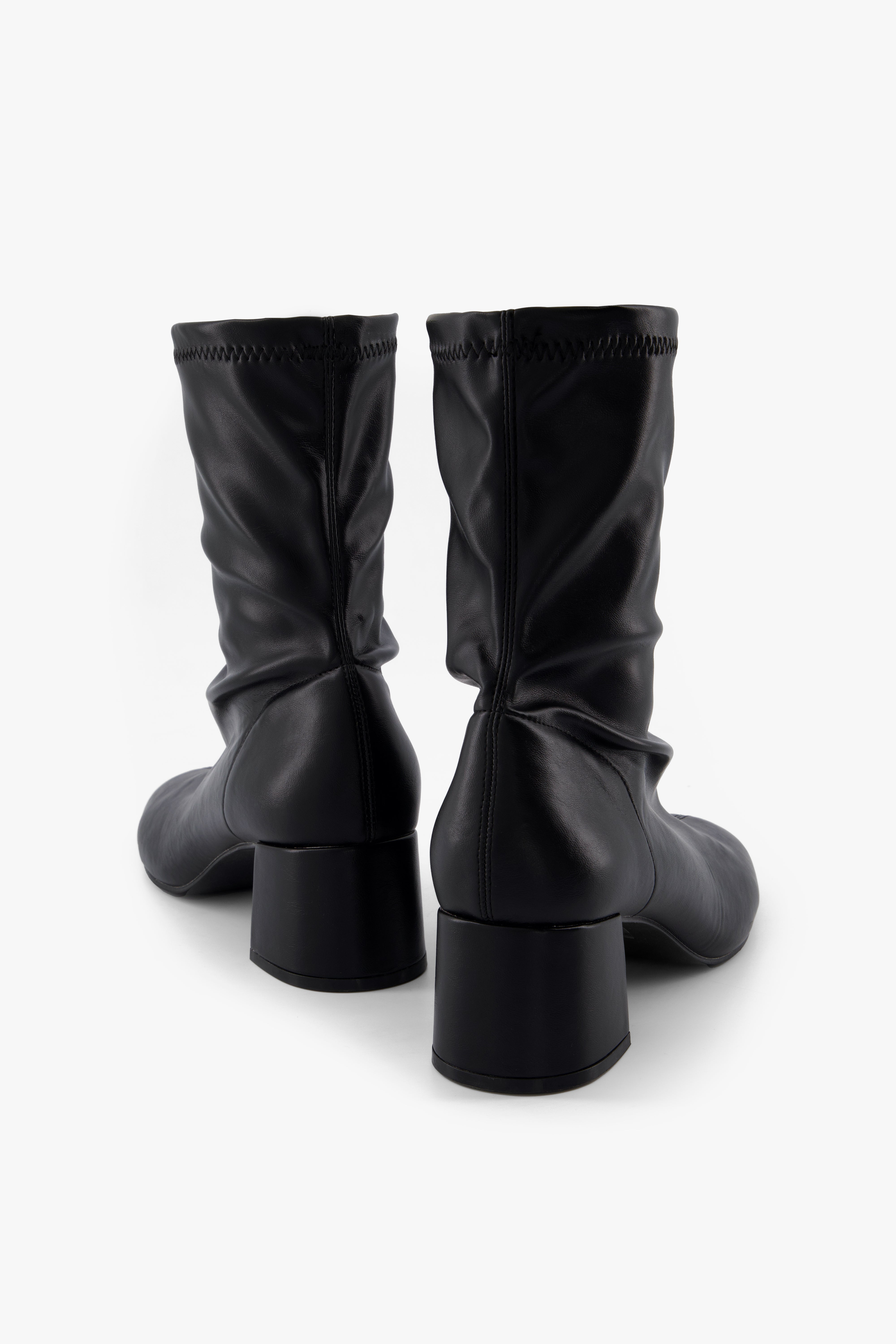 Elastic Neck Ankle Boots