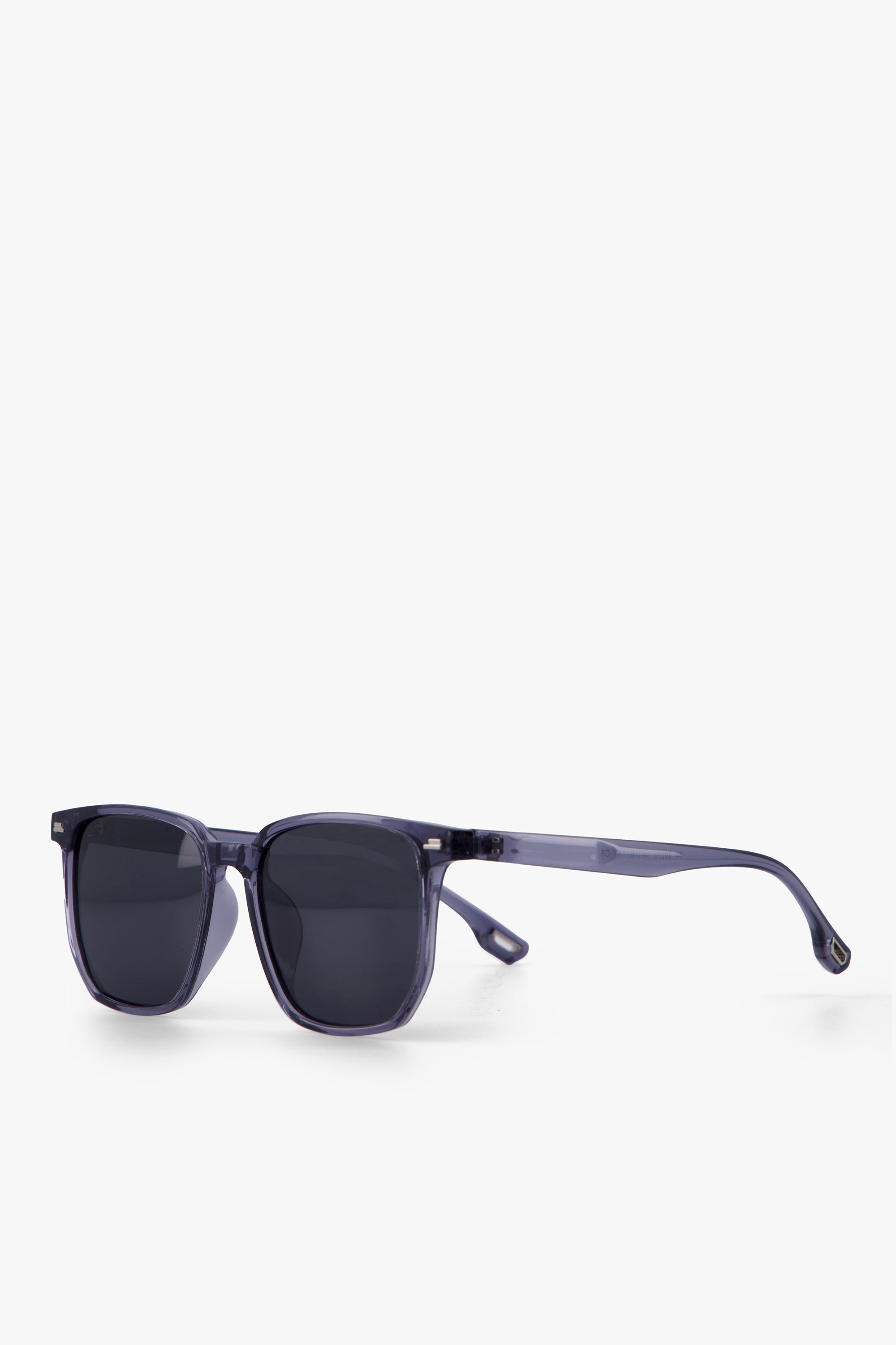 Men'S Smoke Clear Acetate Sunglasses