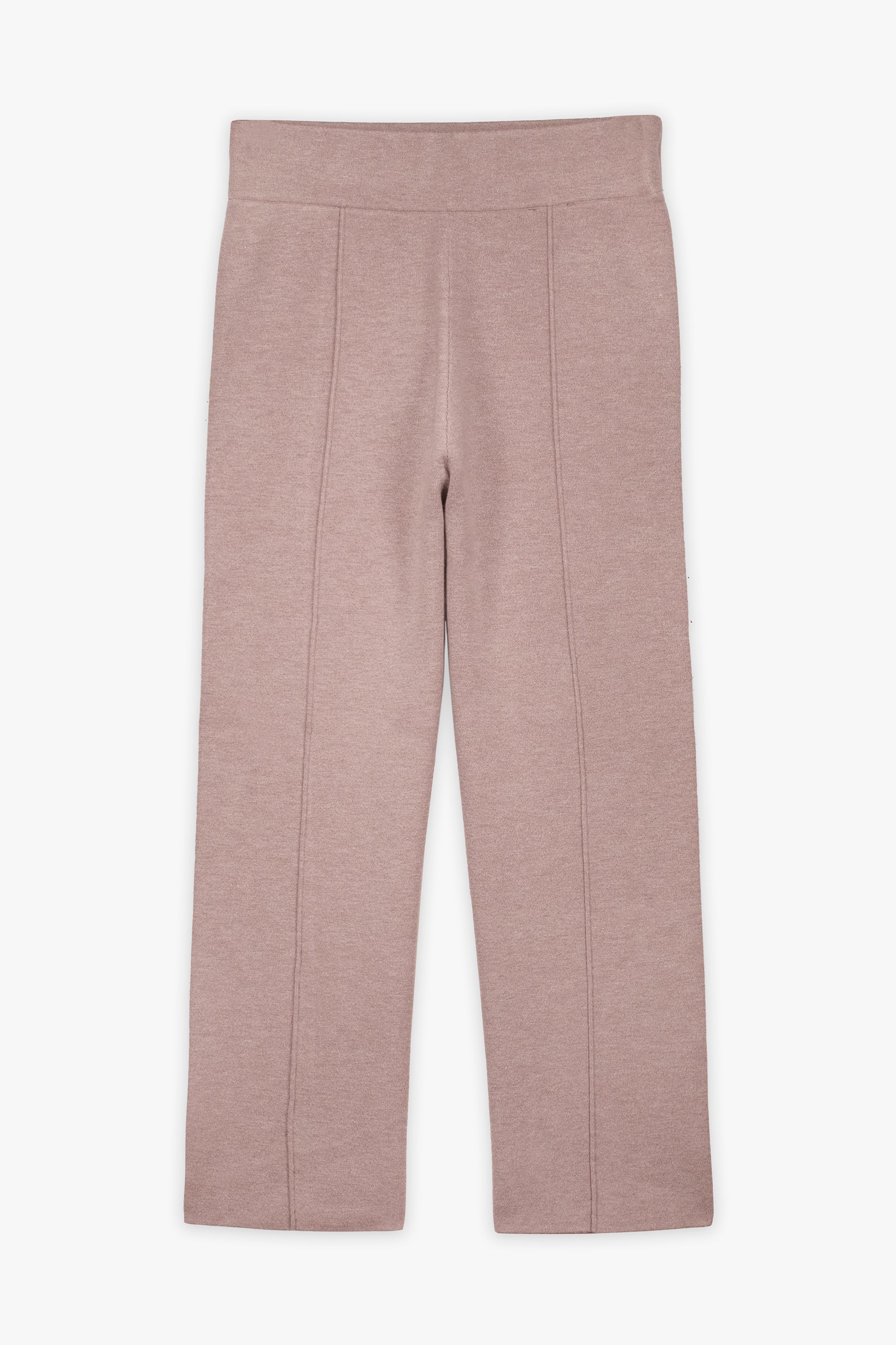 Soft-Stretch Knit Trousers