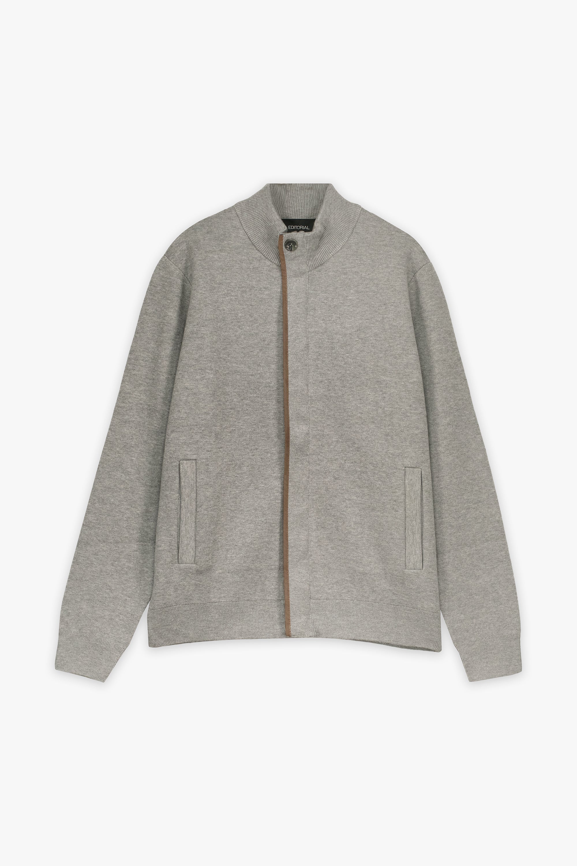 Men'S Wool Blend Zipper Jacket