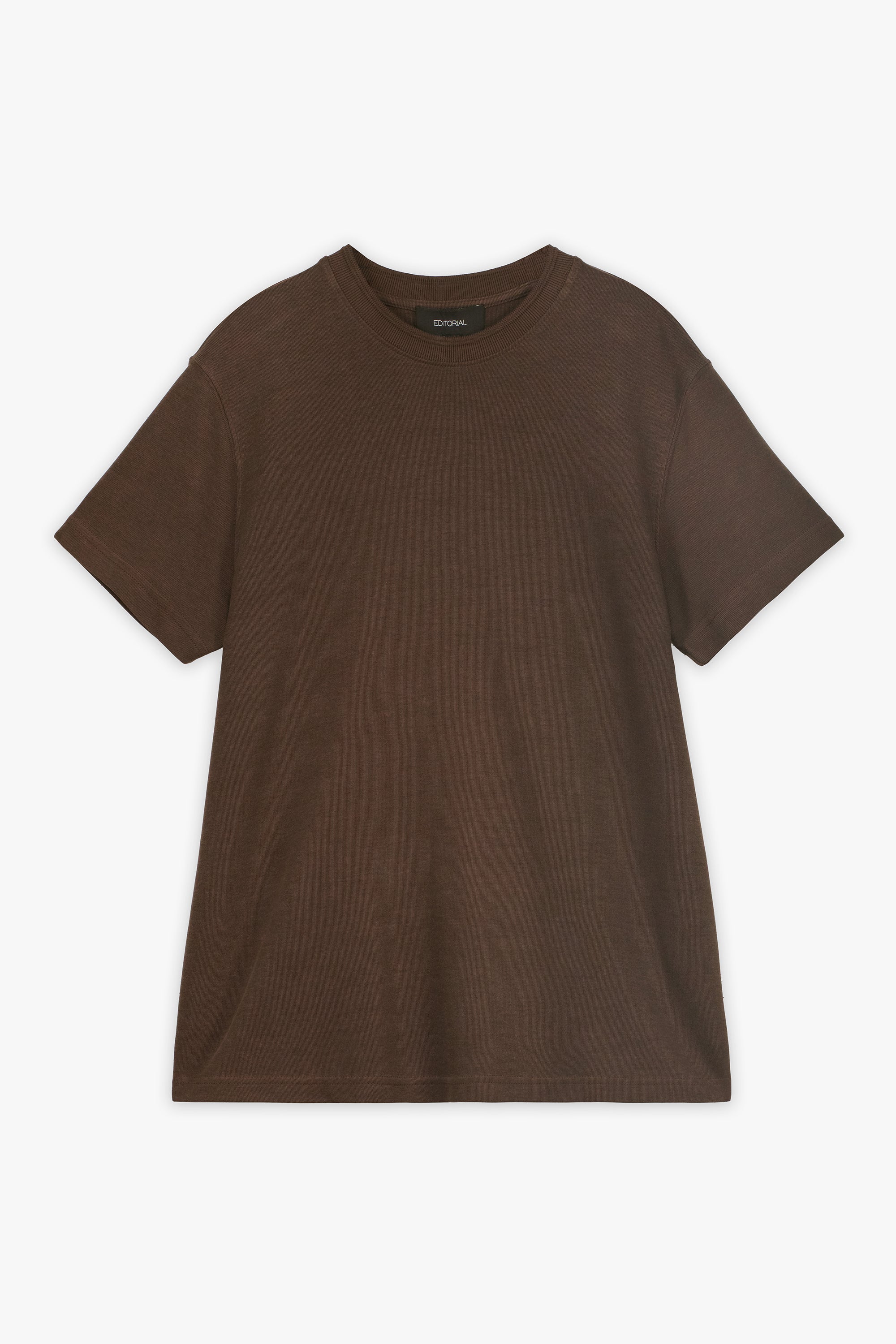 Men'S Ribbed Crew Neck T-Shirt