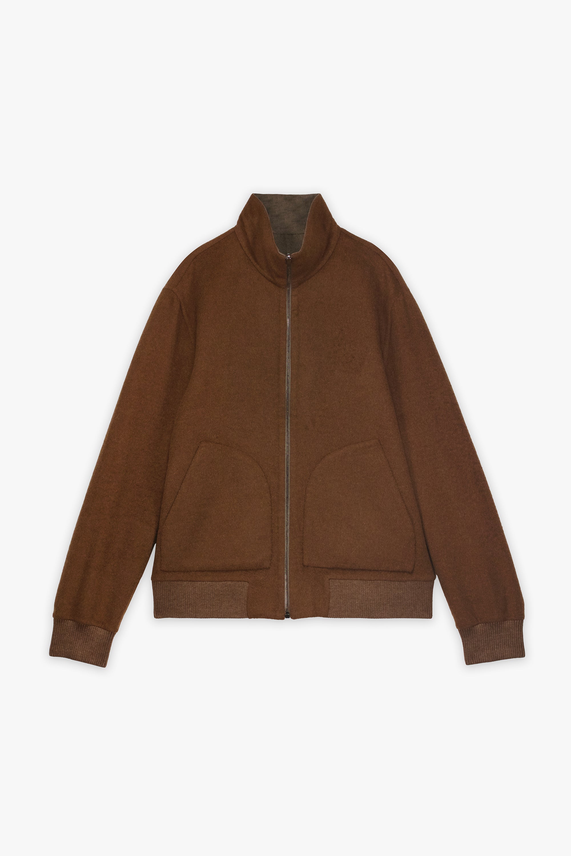 Men'S Textured Bomber Jacket