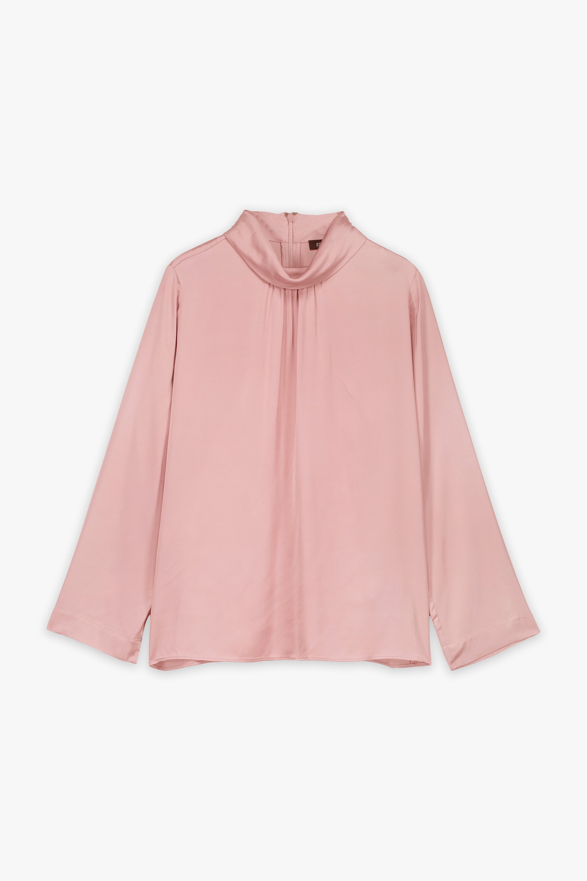 Soft Solid Satin Blouse