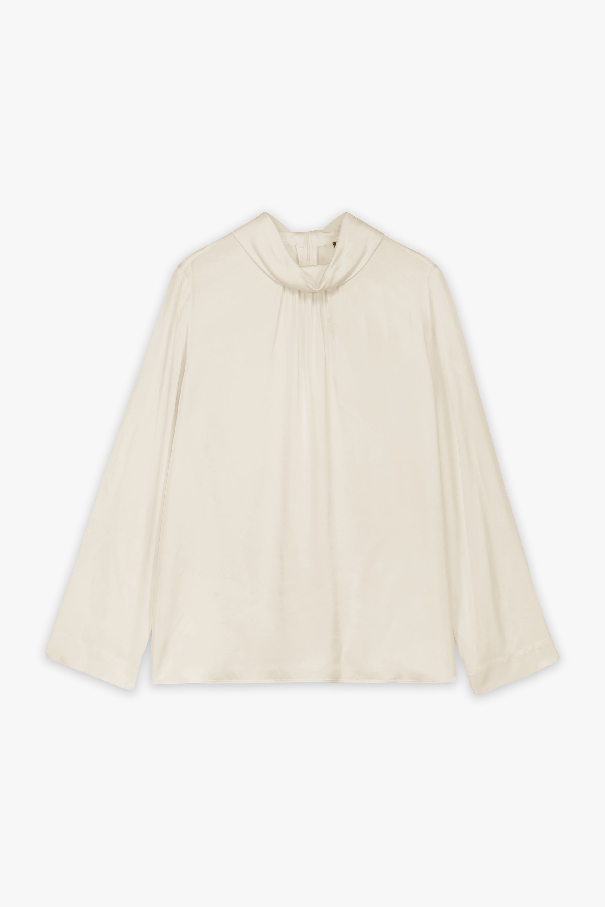 Soft Solid Satin Blouse