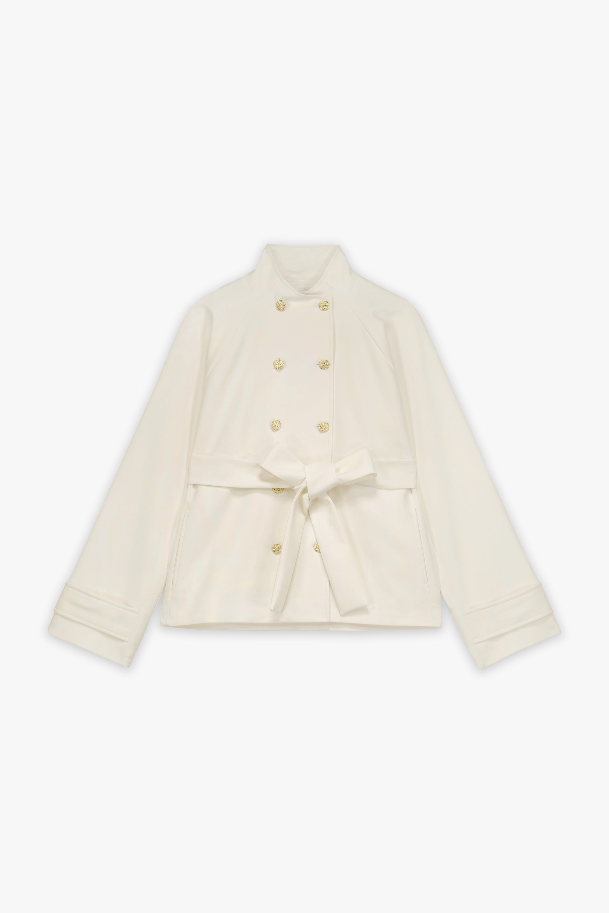 Blazer With Gold Button Details