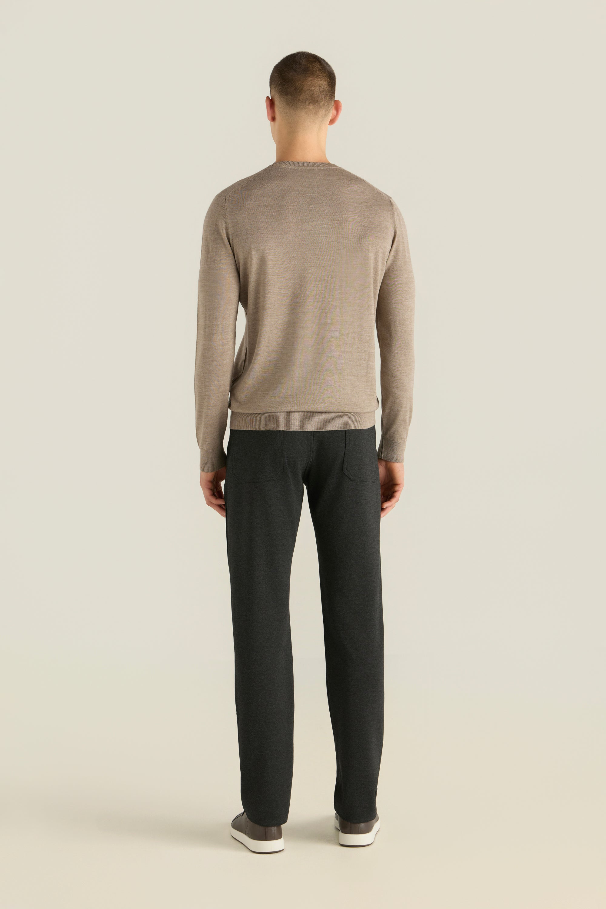 Men'S Ribbed Hem Sweater