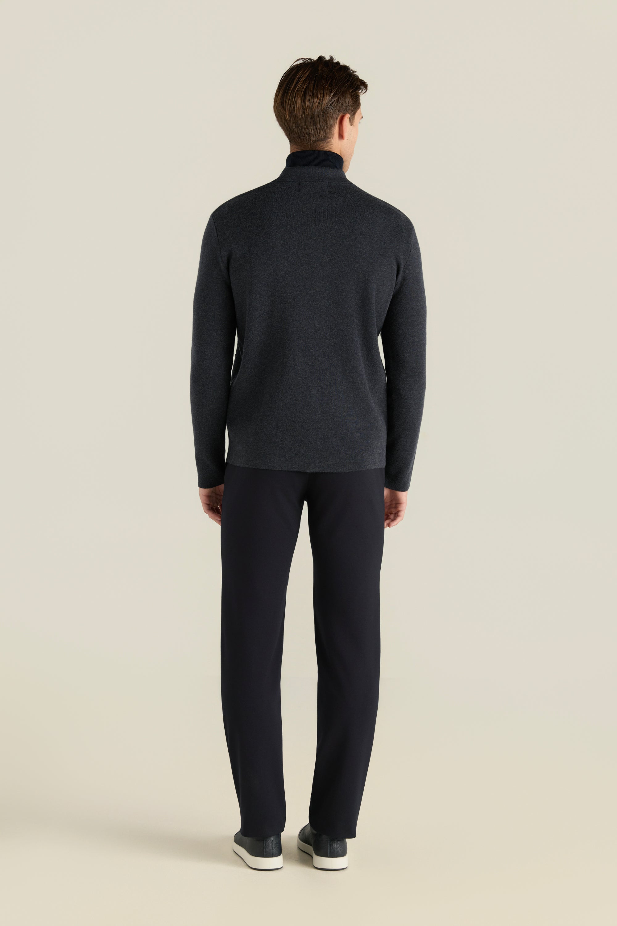 Men'S Cardigan With Flap Pockets