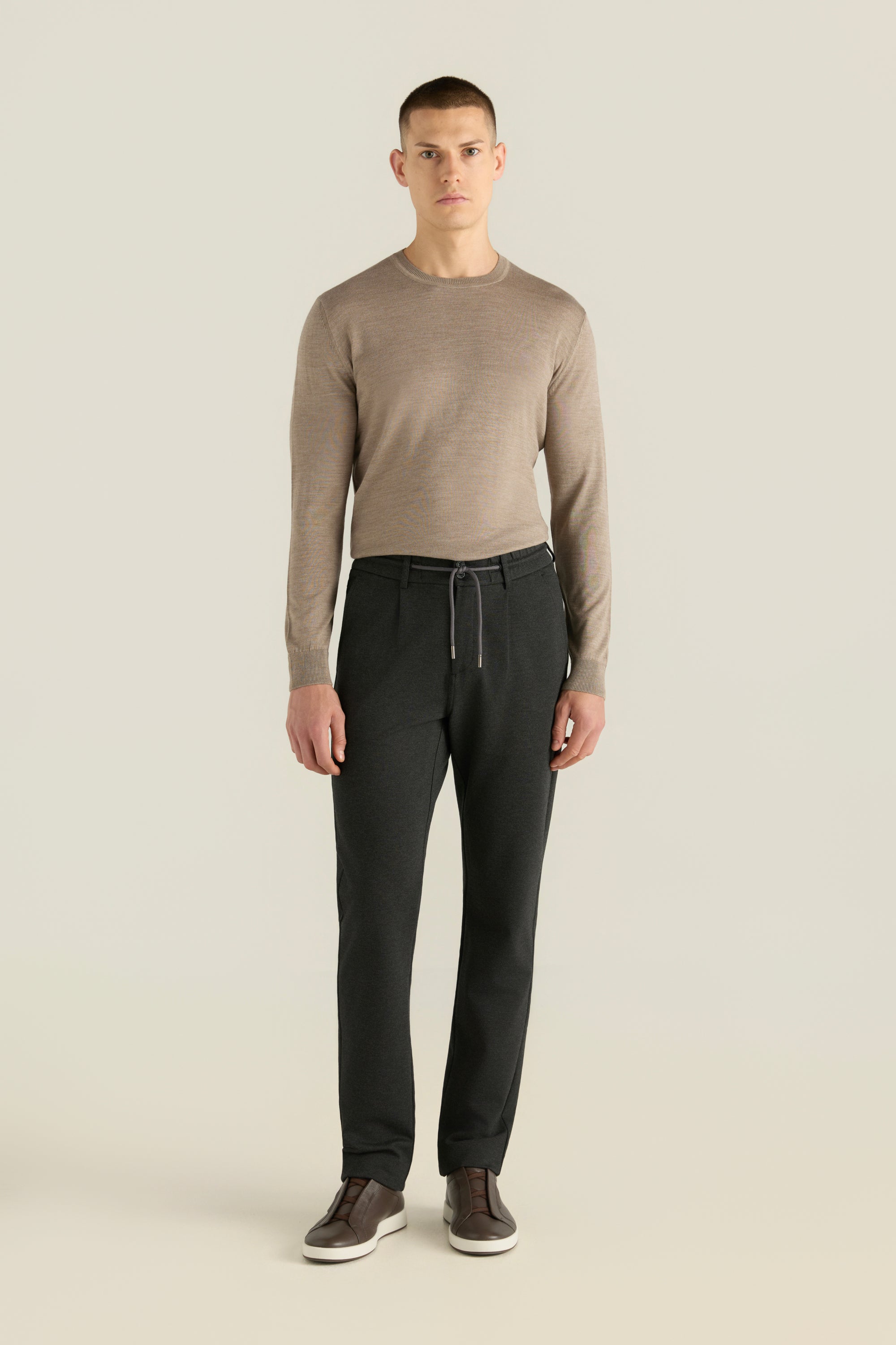 Men'S Joggers With Double Buttons