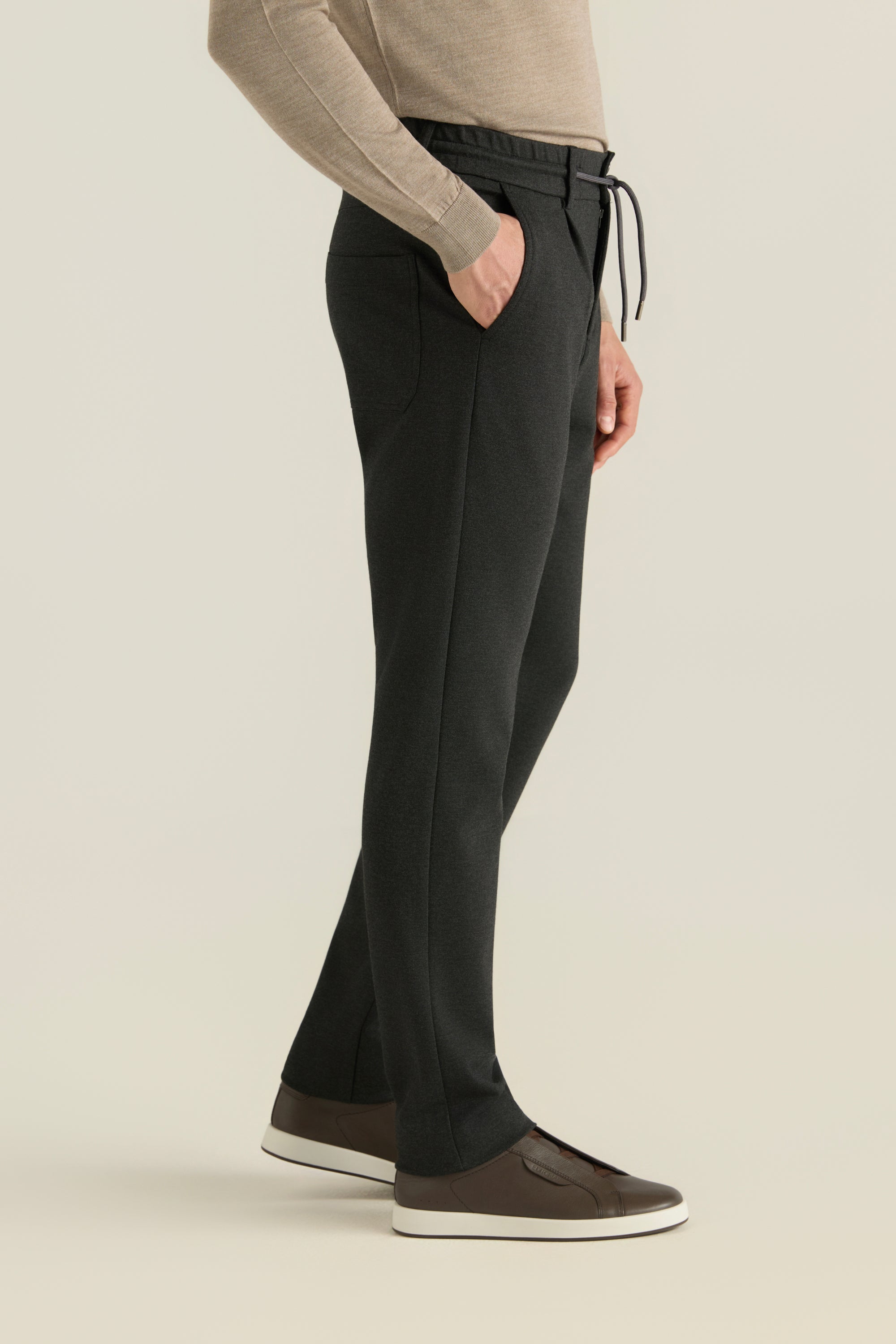 Men'S Joggers With Double Buttons