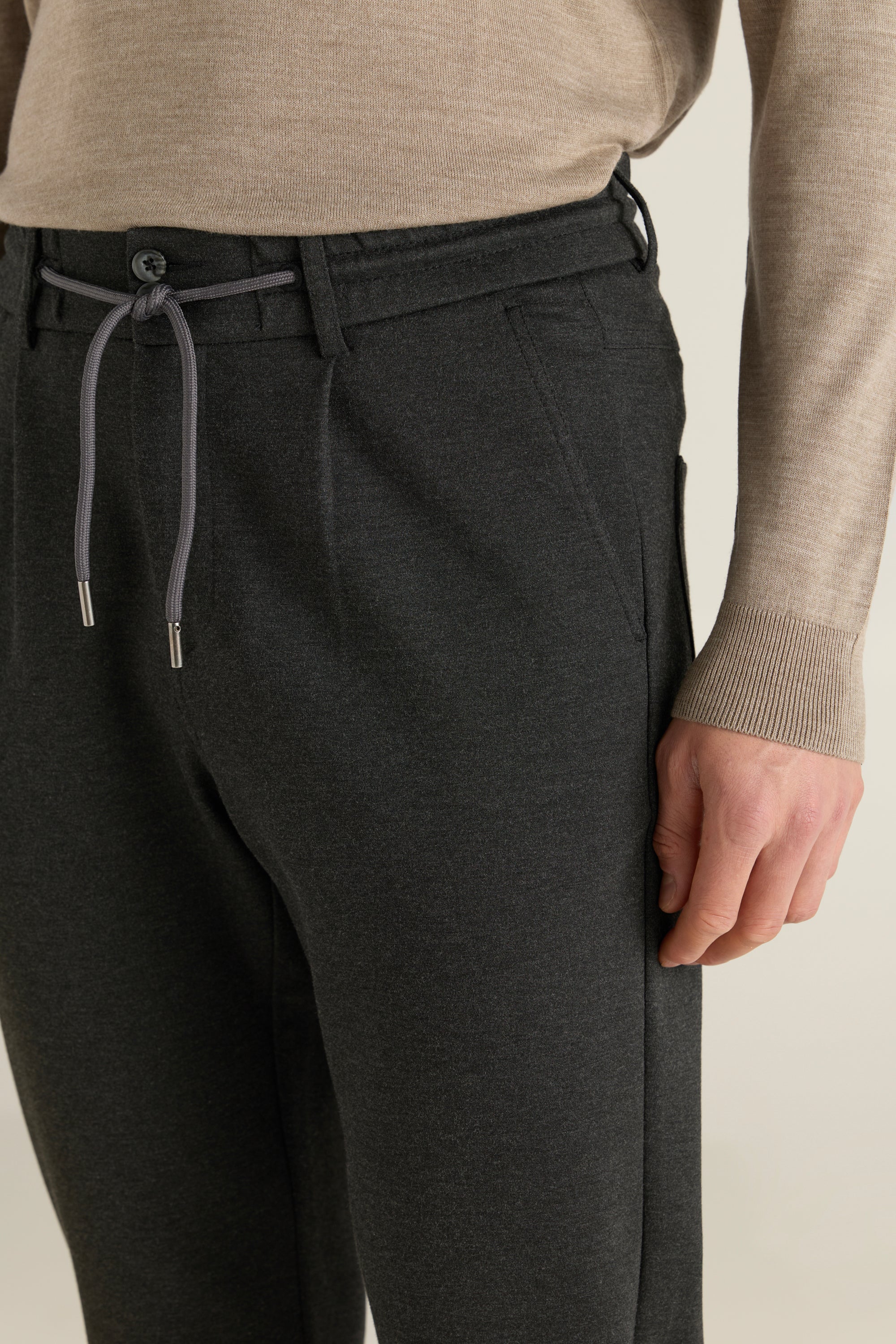 Men'S Joggers With Double Buttons