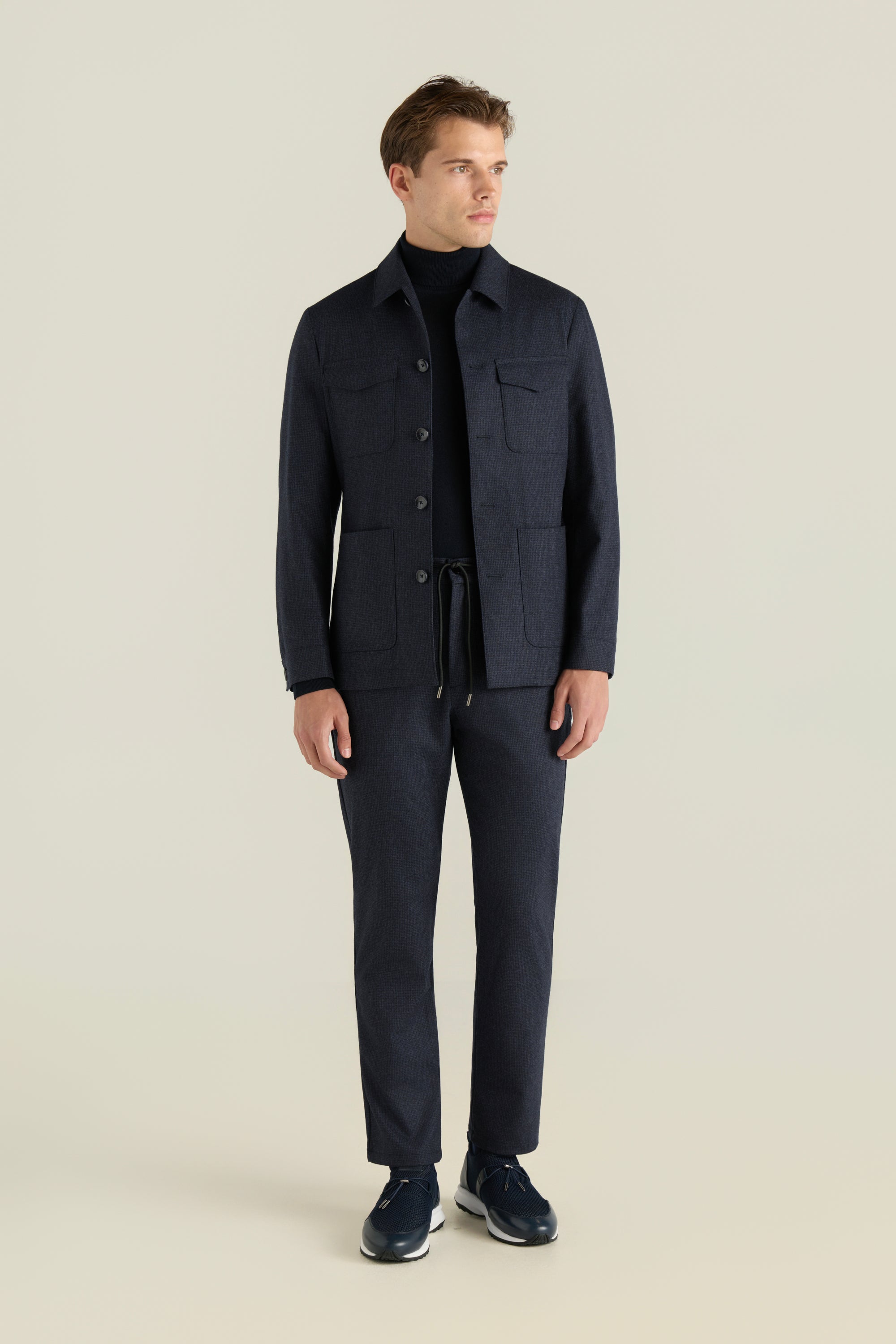 Men'S Cashmere Blend Trousers