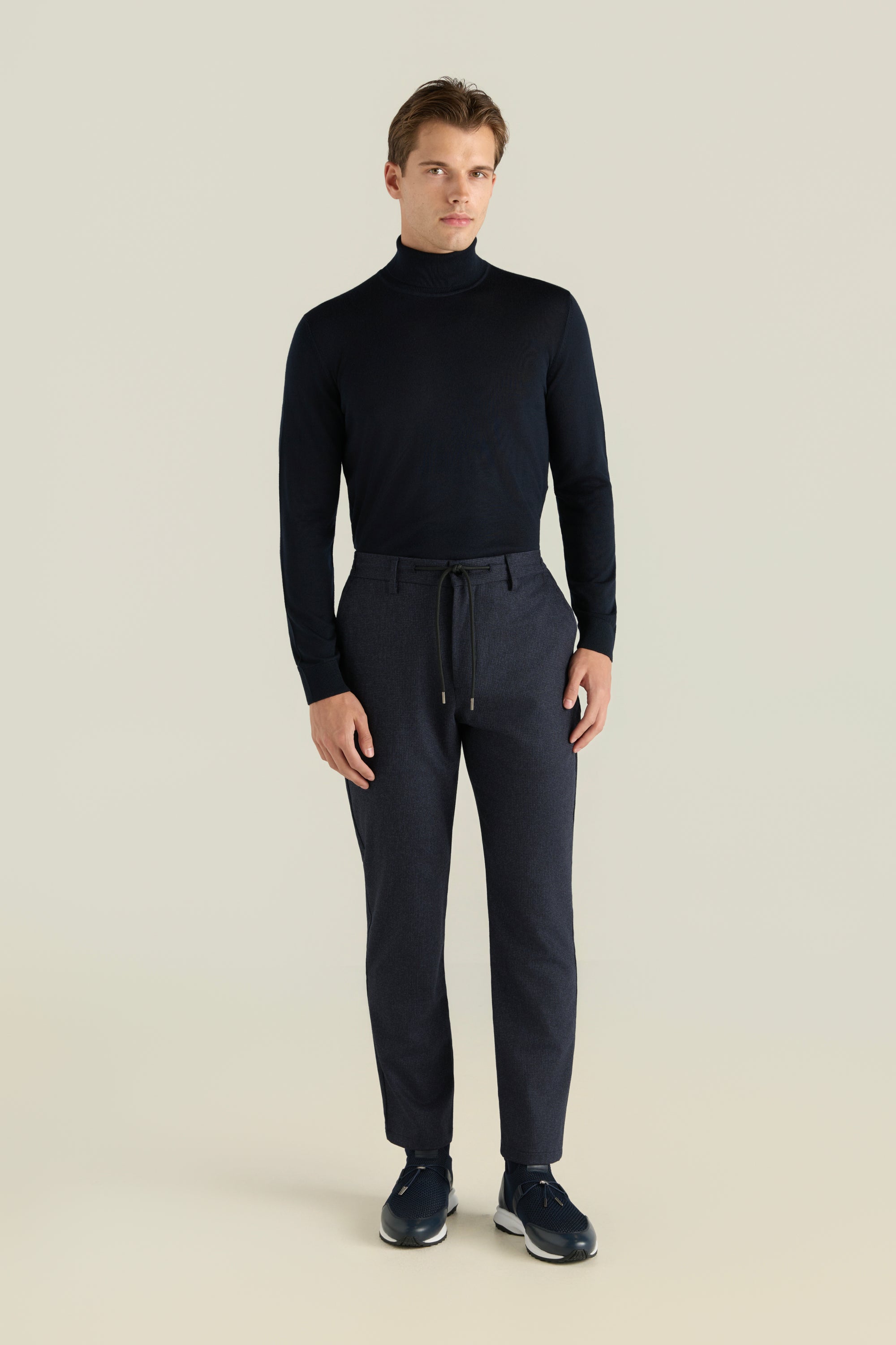 Men'S Cashmere Blend Trousers