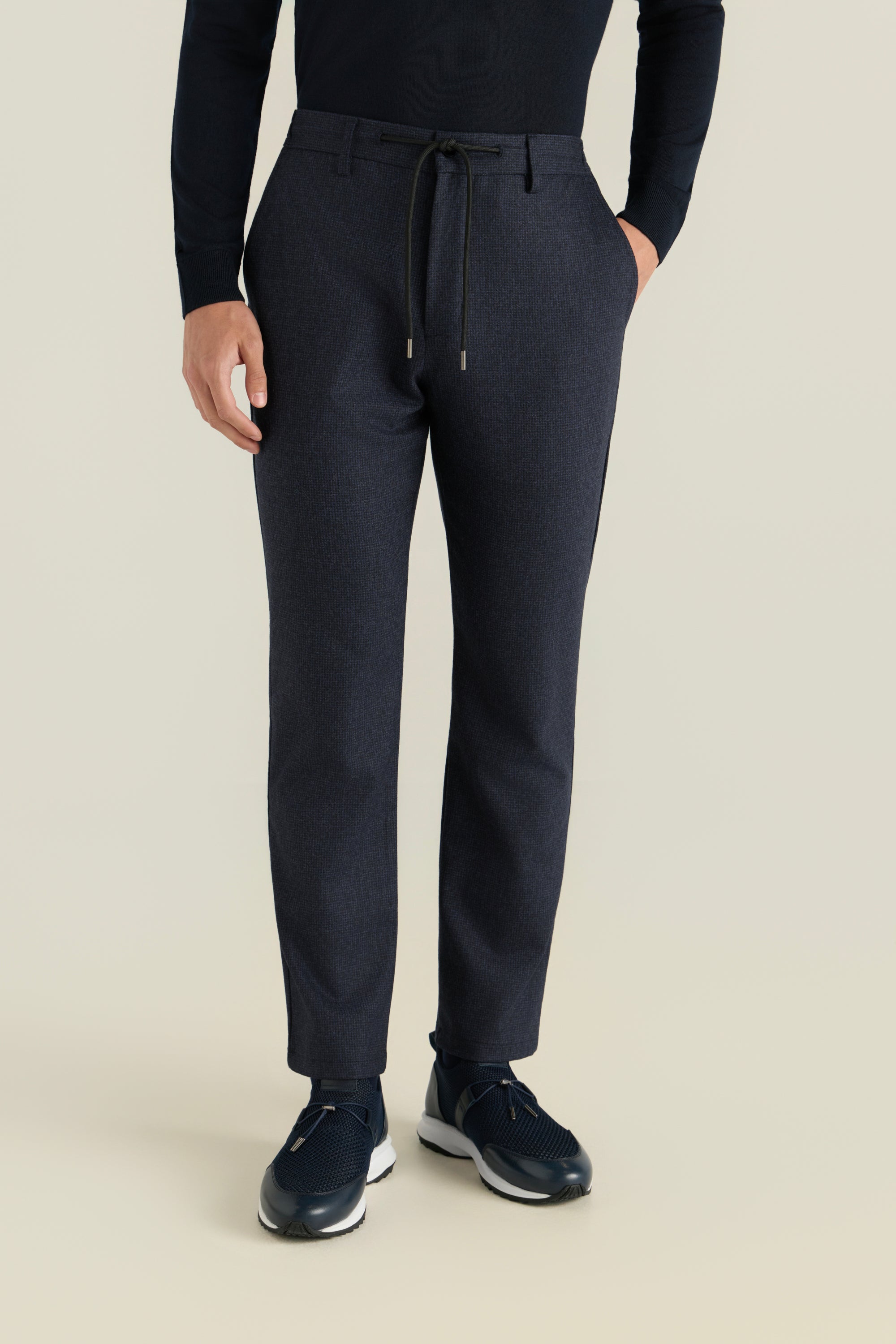 Men'S Cashmere Blend Trousers