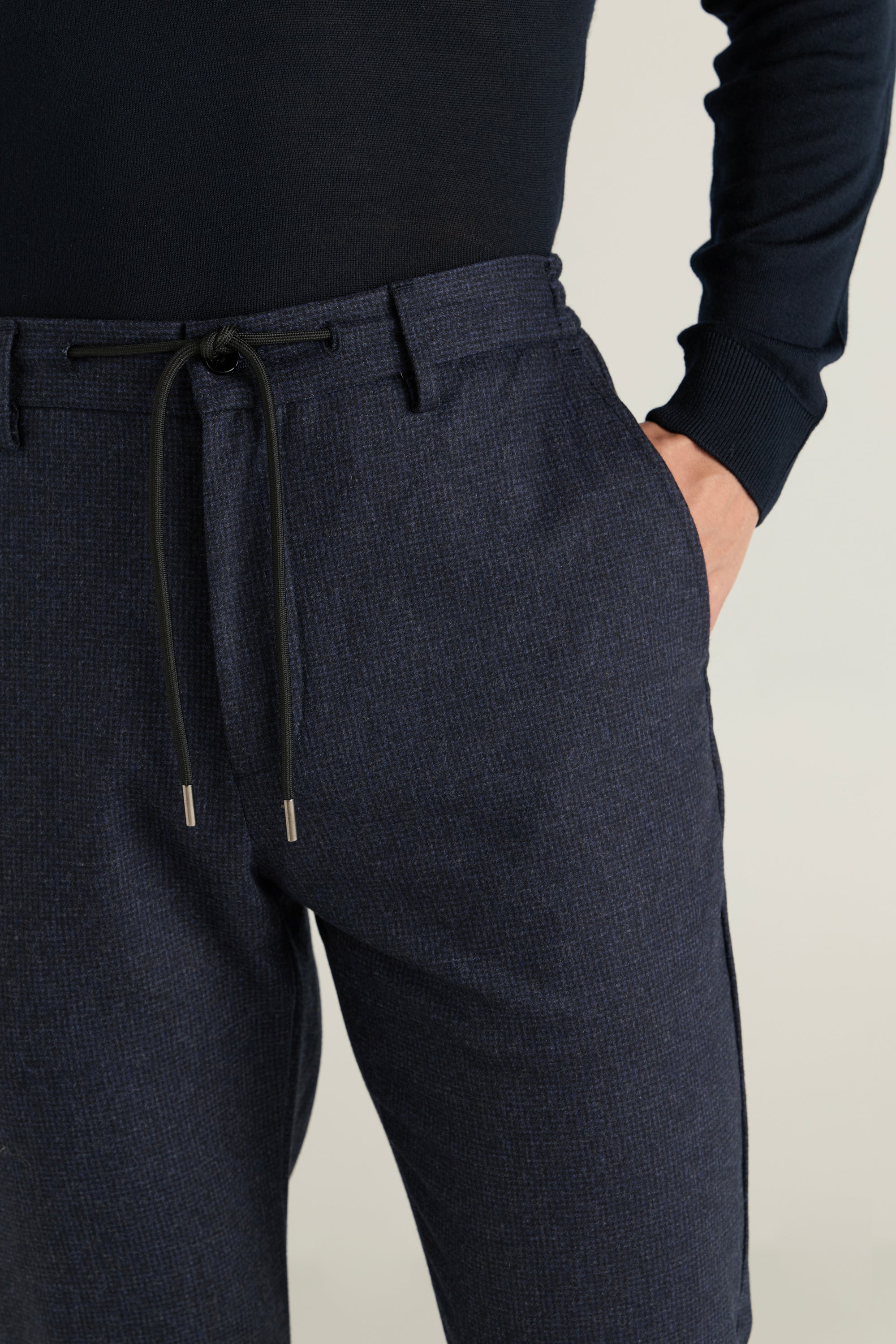 Men'S Cashmere Blend Trousers