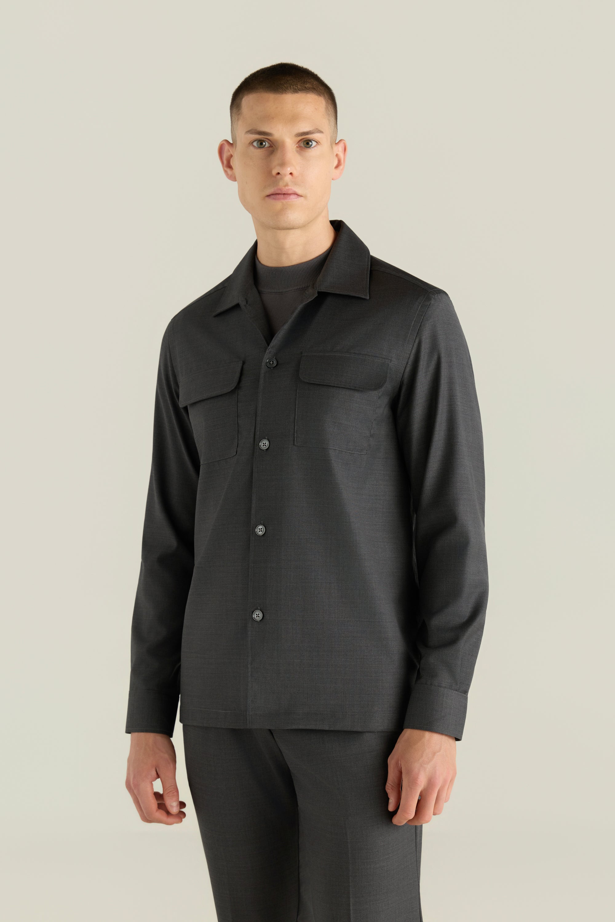 Men'S Twin-Flap Pocket Shirt
