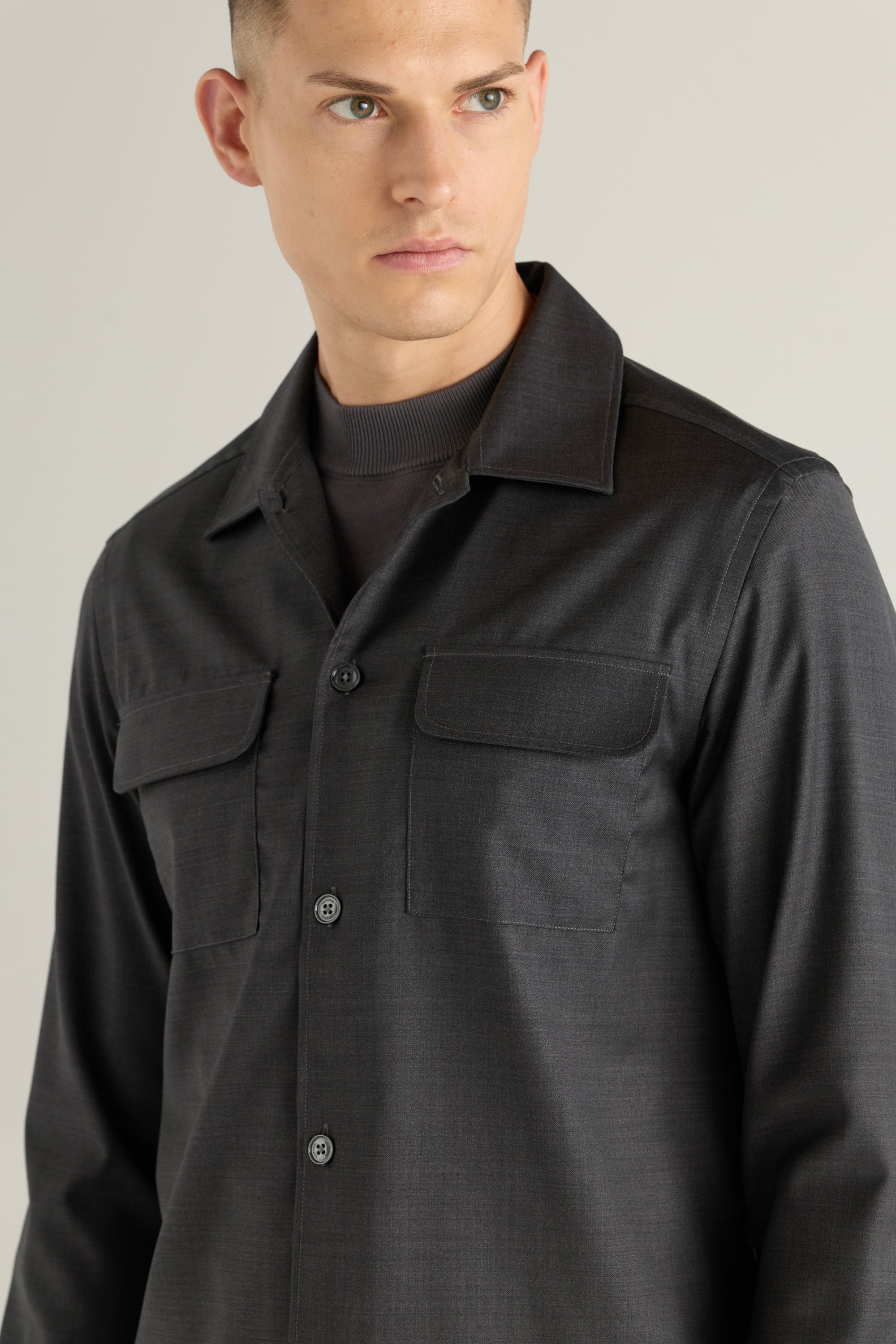 Men'S Twin-Flap Pocket Shirt