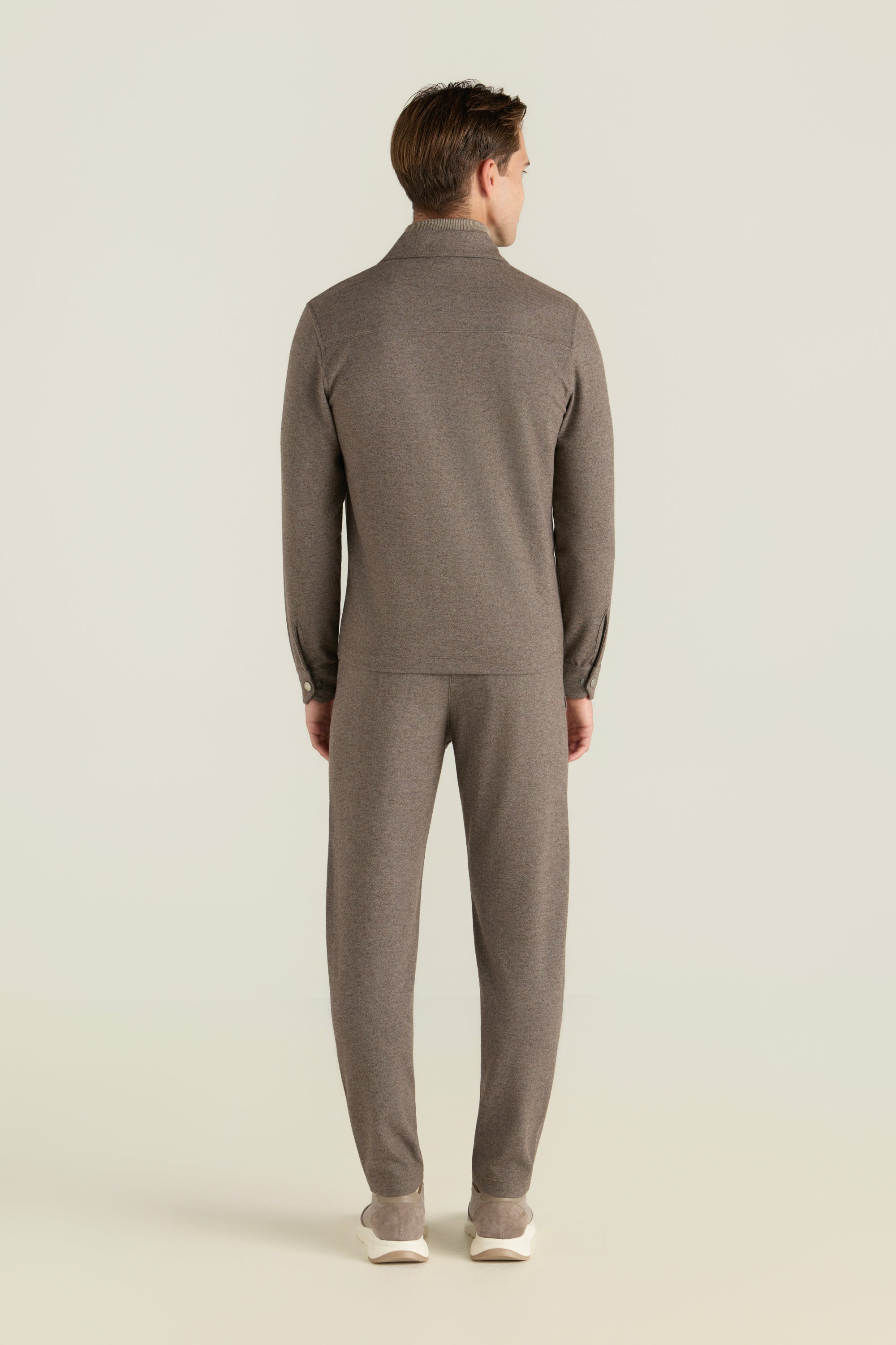 Men'S Two Way Zipper Shirt Jacket