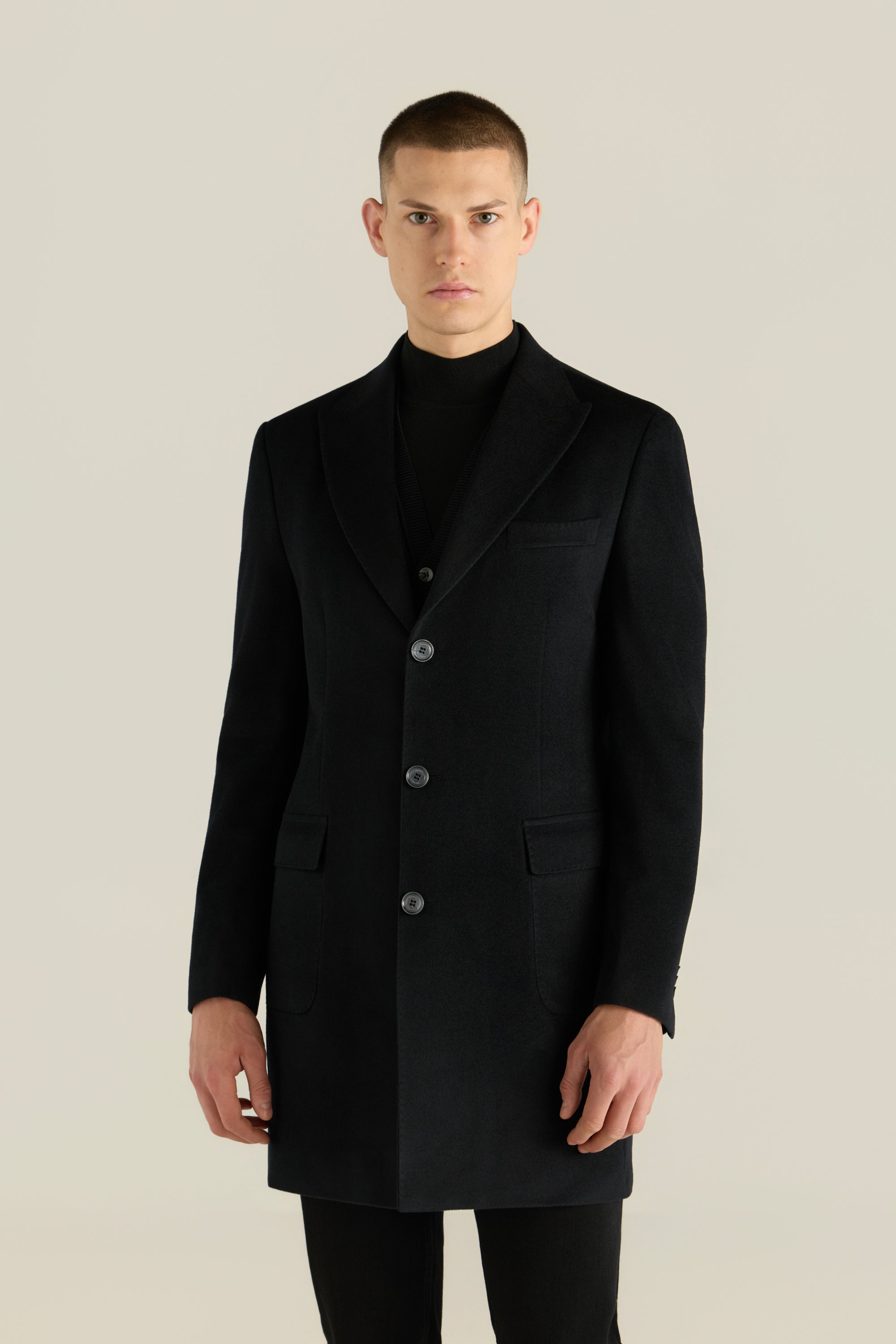 Men'S Classic Lapel Coat
