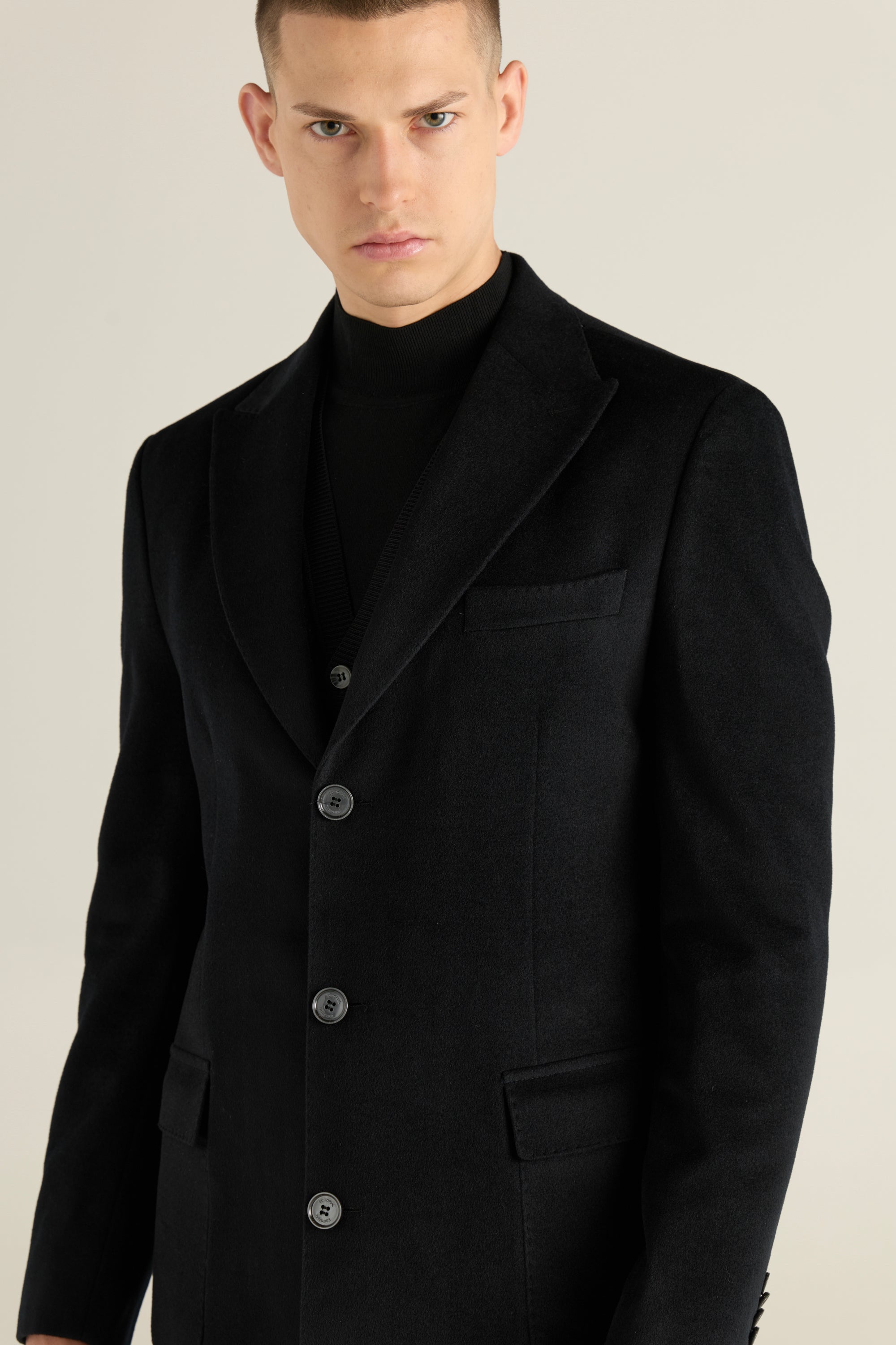 Men'S Classic Lapel Coat