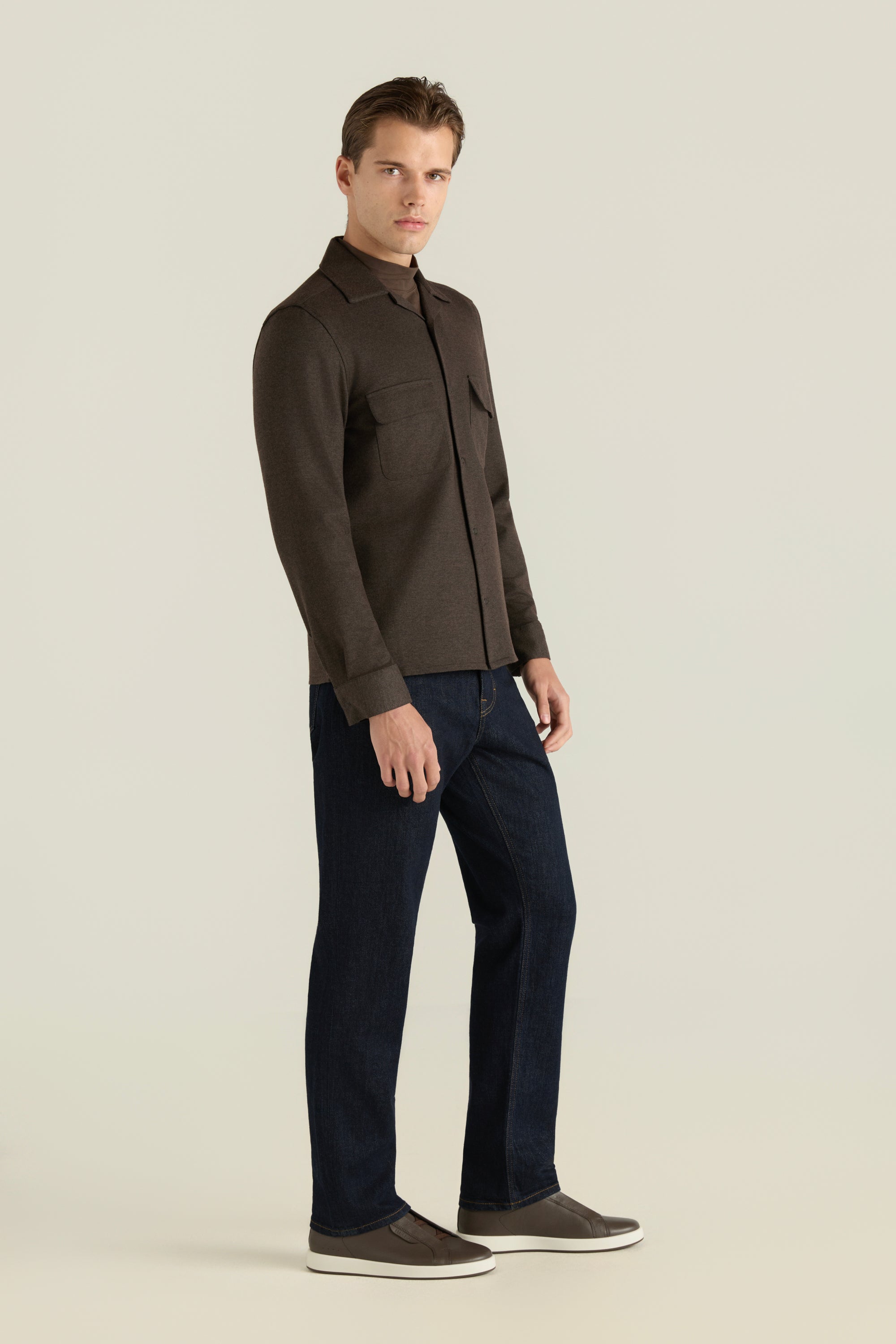 Men'S Knitted Overshirt