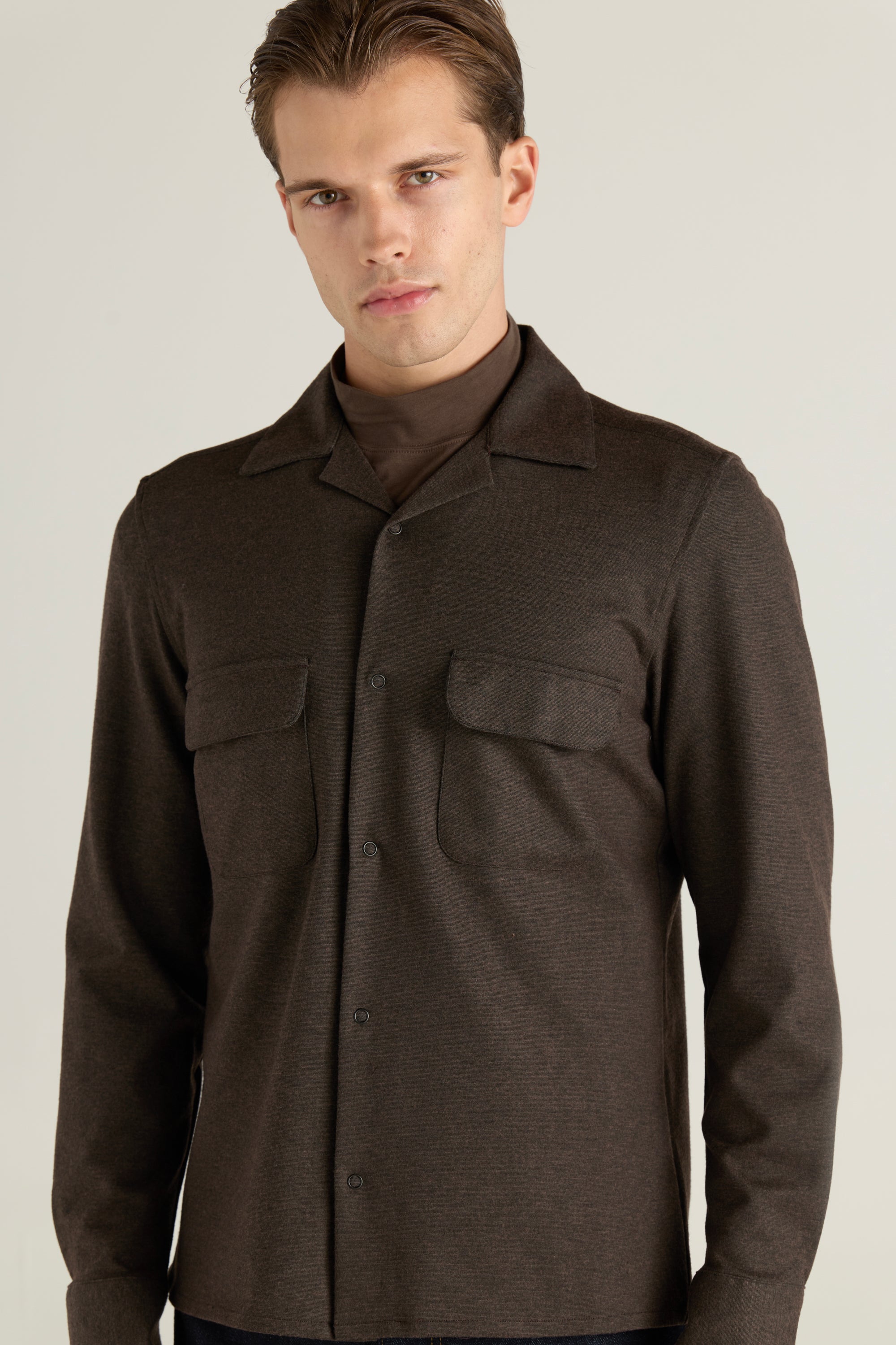 Men'S Knitted Overshirt