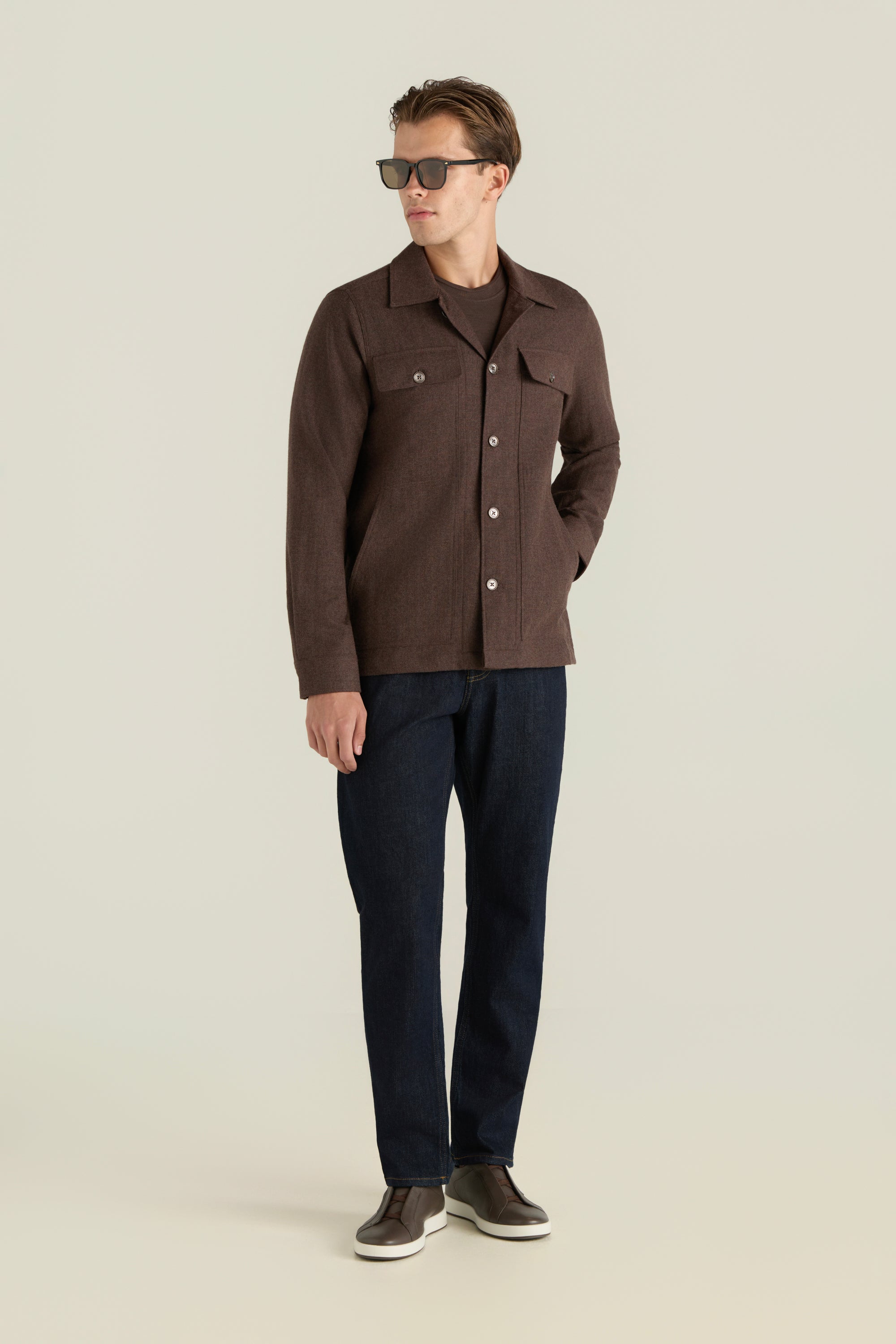 Men'S Heavyweight Cotton Overshirt