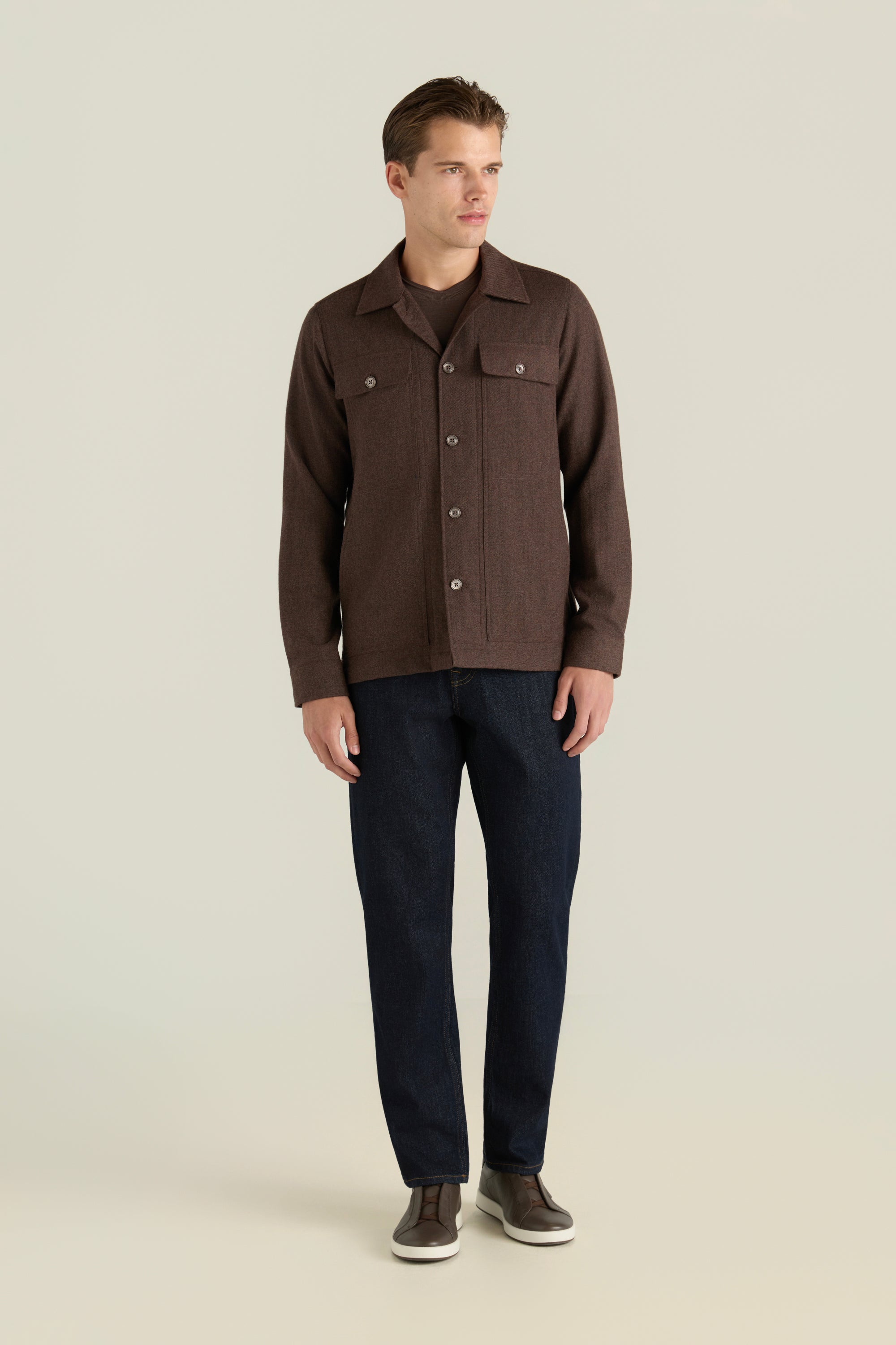 Men'S Heavyweight Cotton Overshirt