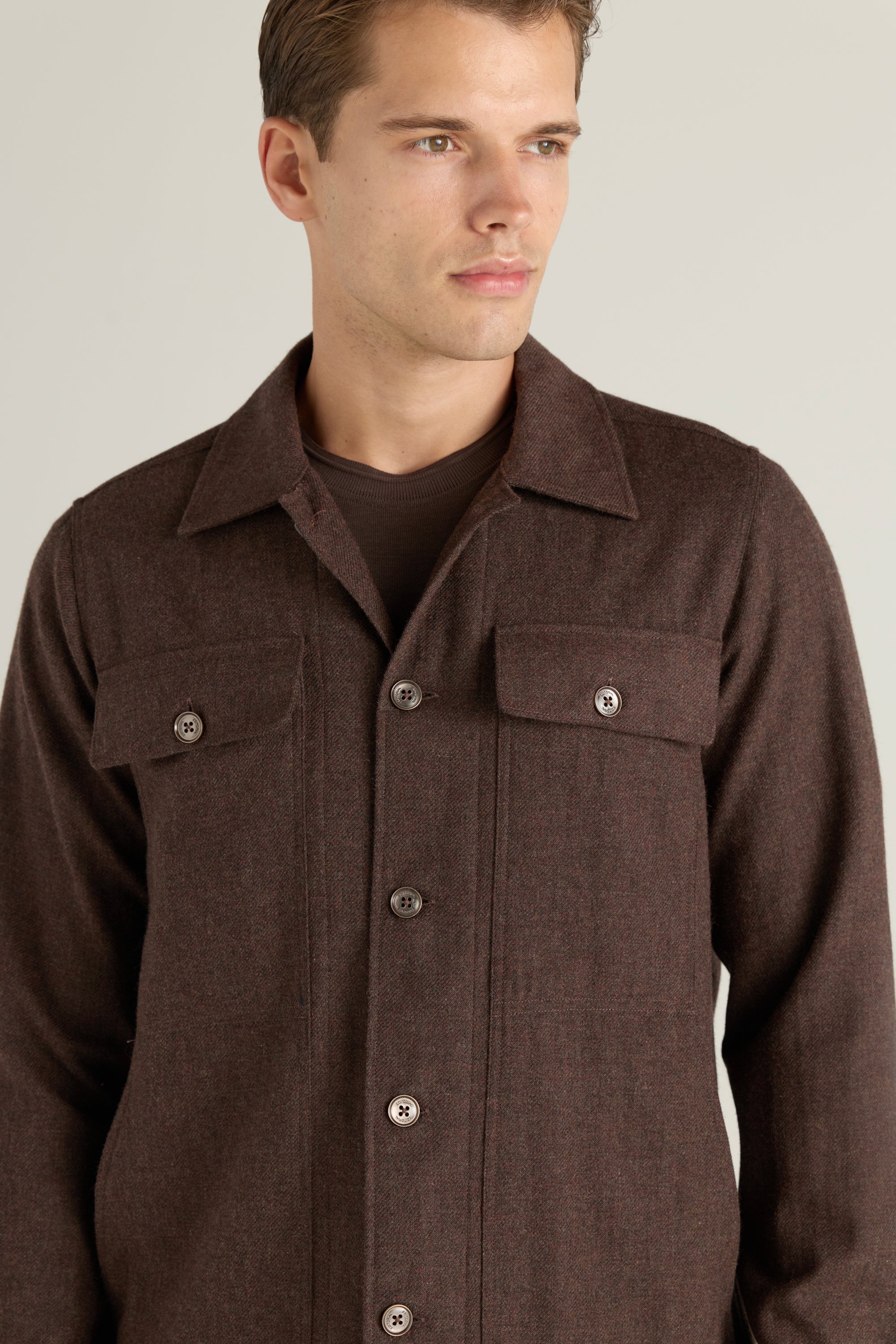 Men'S Heavyweight Cotton Overshirt