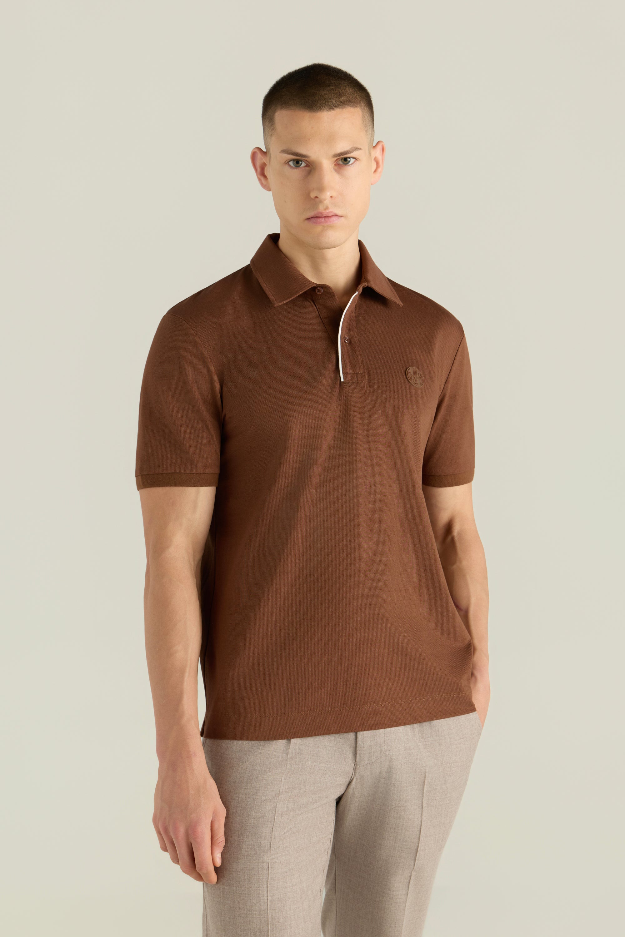 Men'S Logo Polo In Cotton