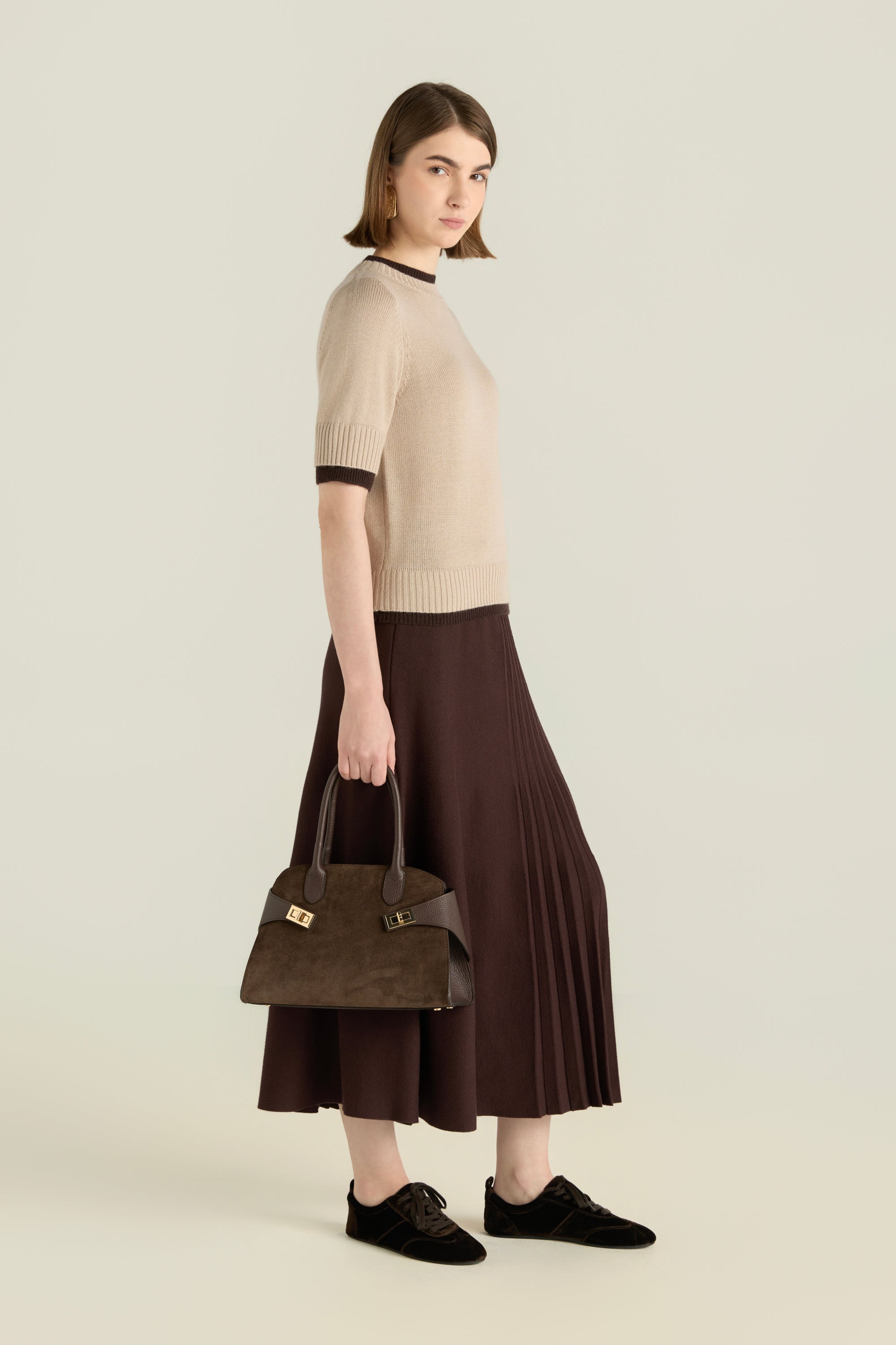 Double Layer Knitted Top