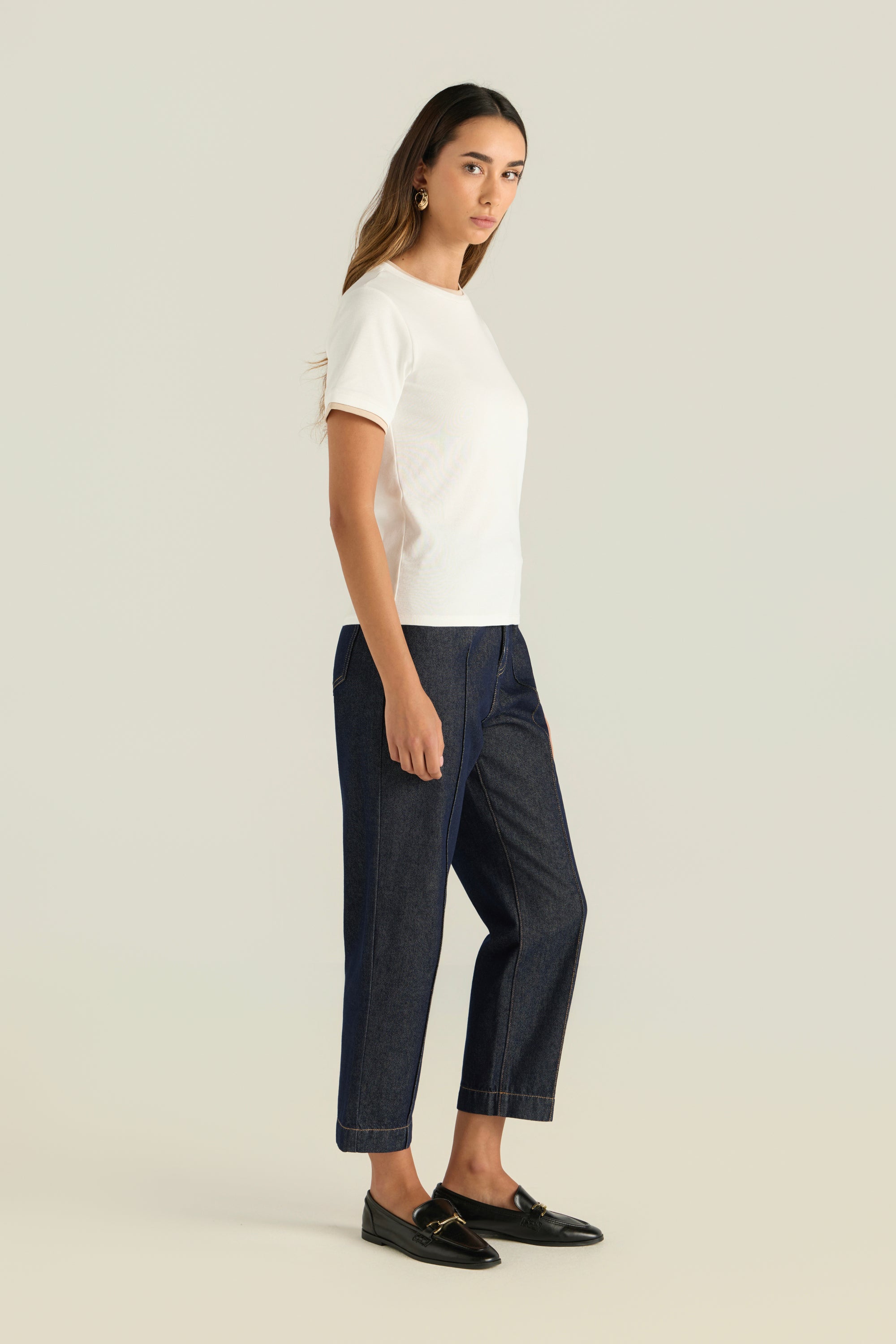 Contrast Short Sleeve T-Shirt